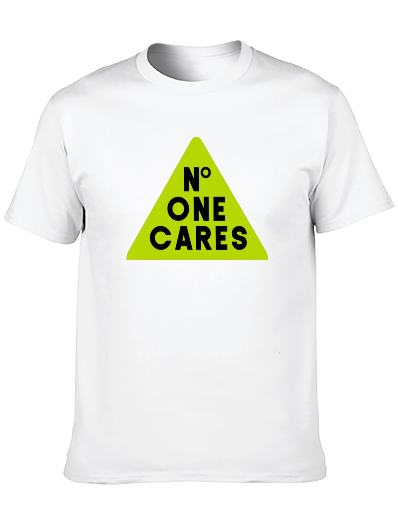 No One Cares T-Shirt - Bold Graphic Tee