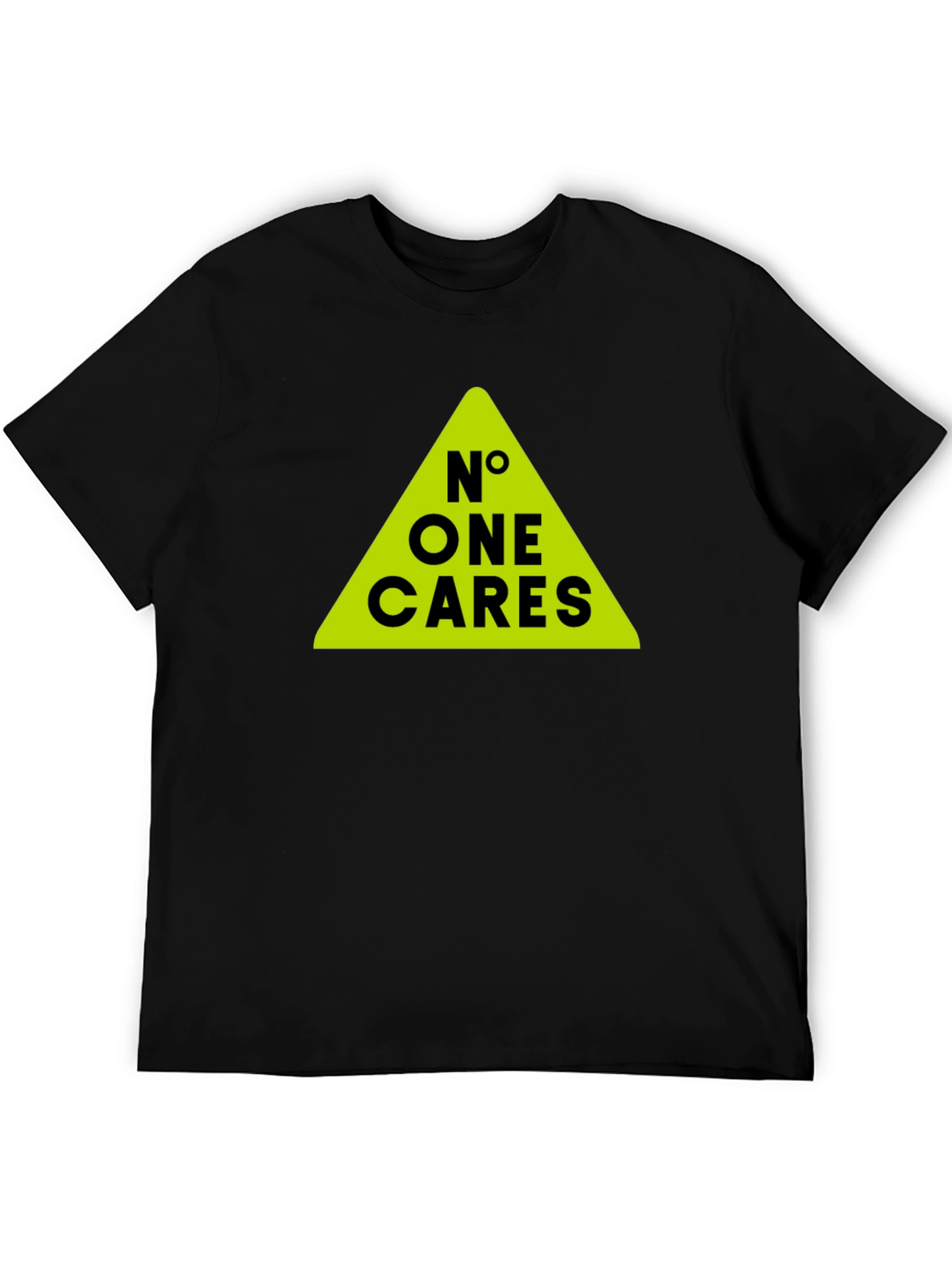 No One Cares T-Shirt - Bold Graphic Tee