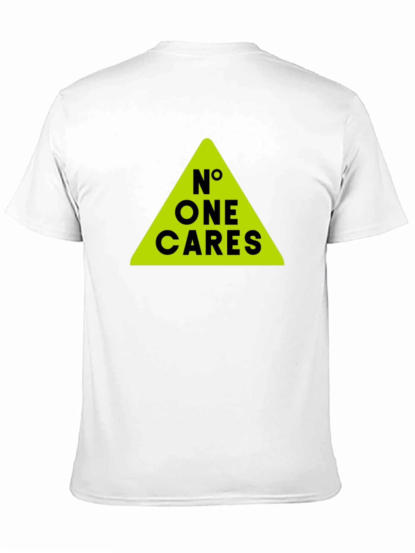 No One Cares T-Shirt - Bold Graphic Tee