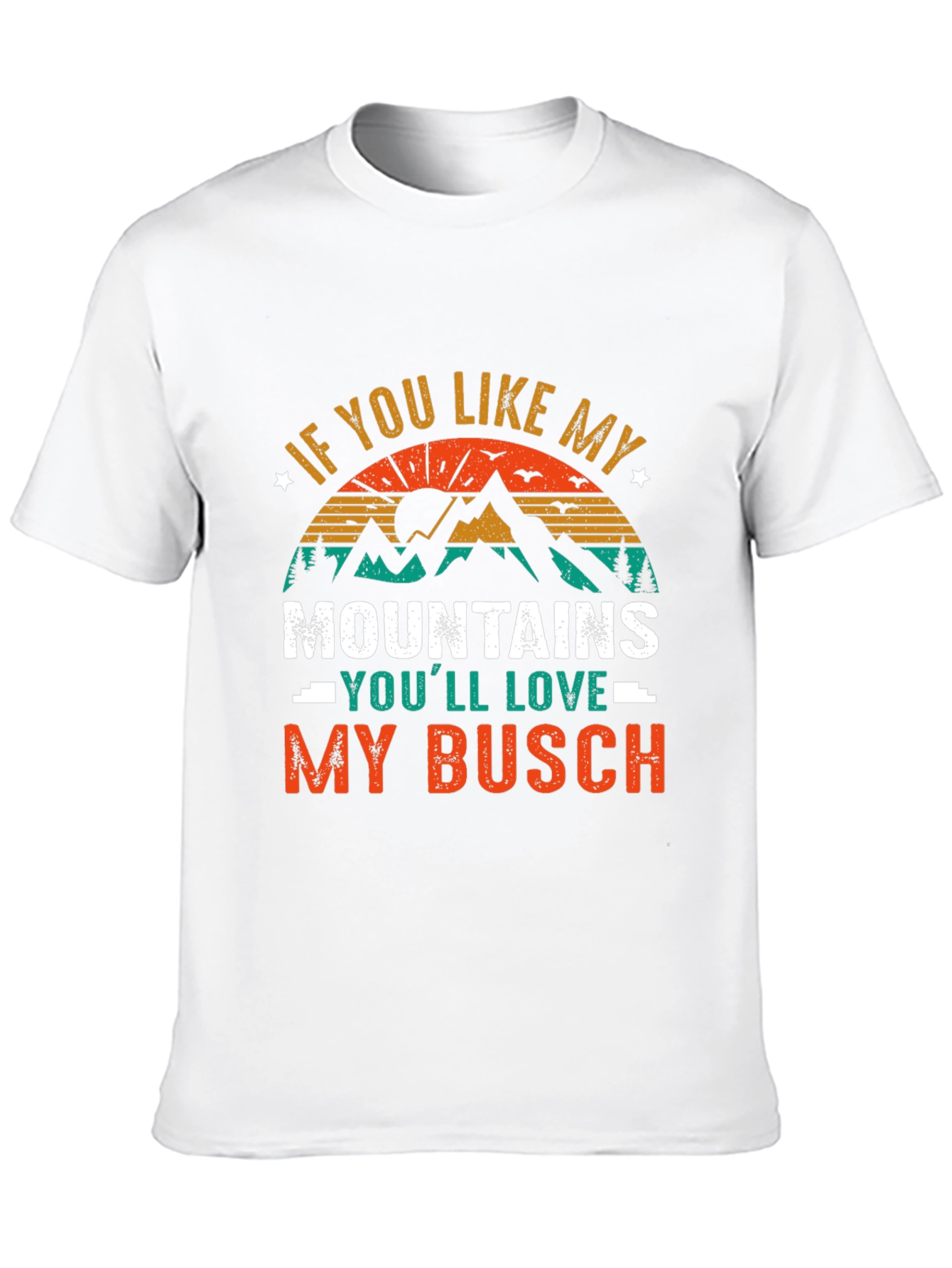 Mountains and Busch T-Shirt