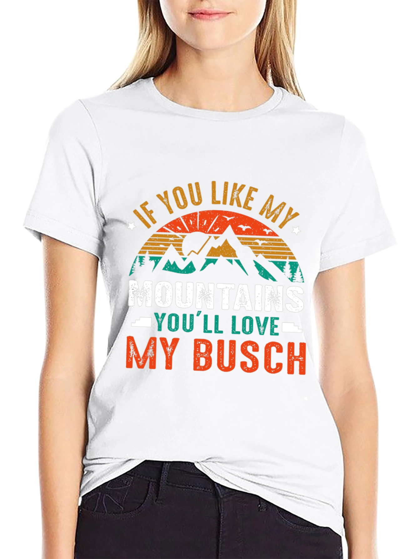 Mountains and Busch T-Shirt