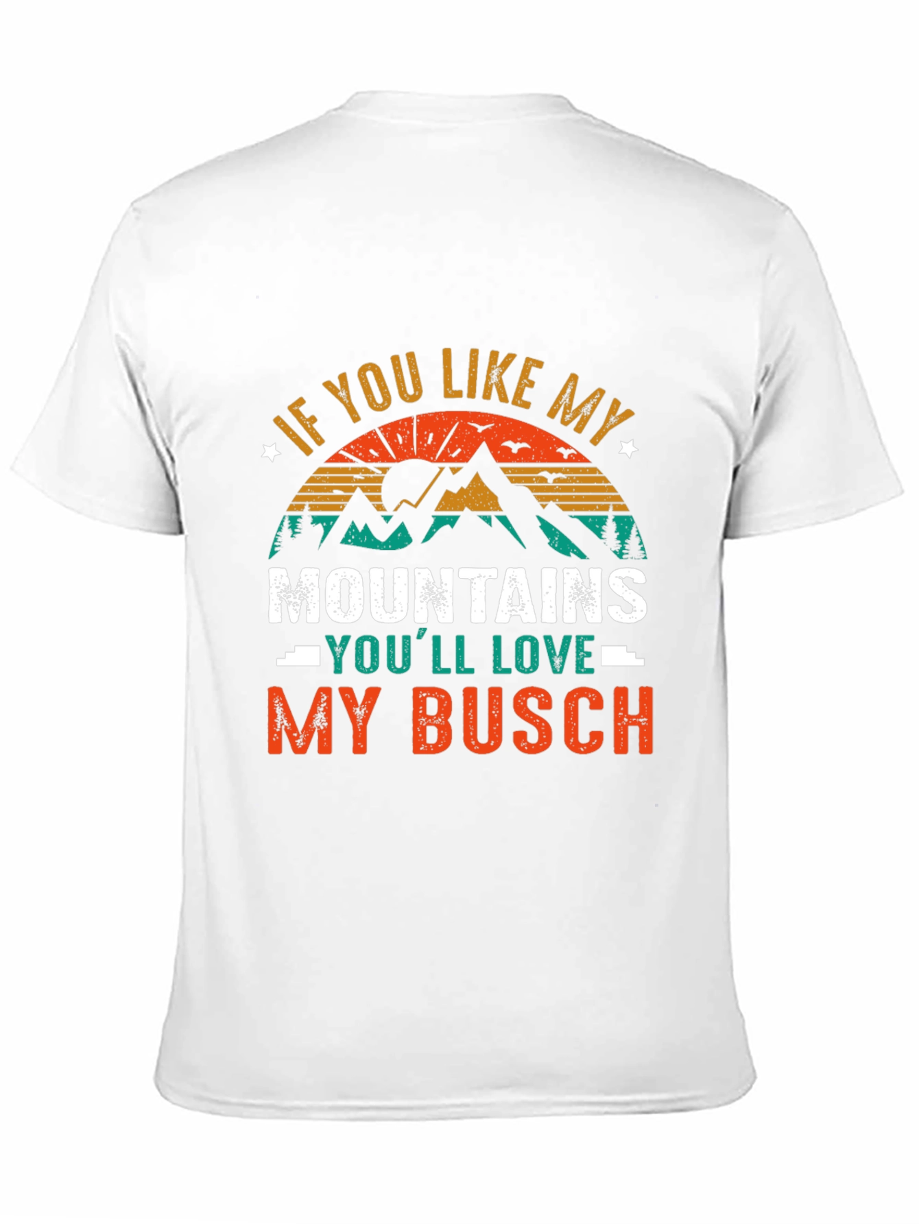 Mountains and Busch T-Shirt