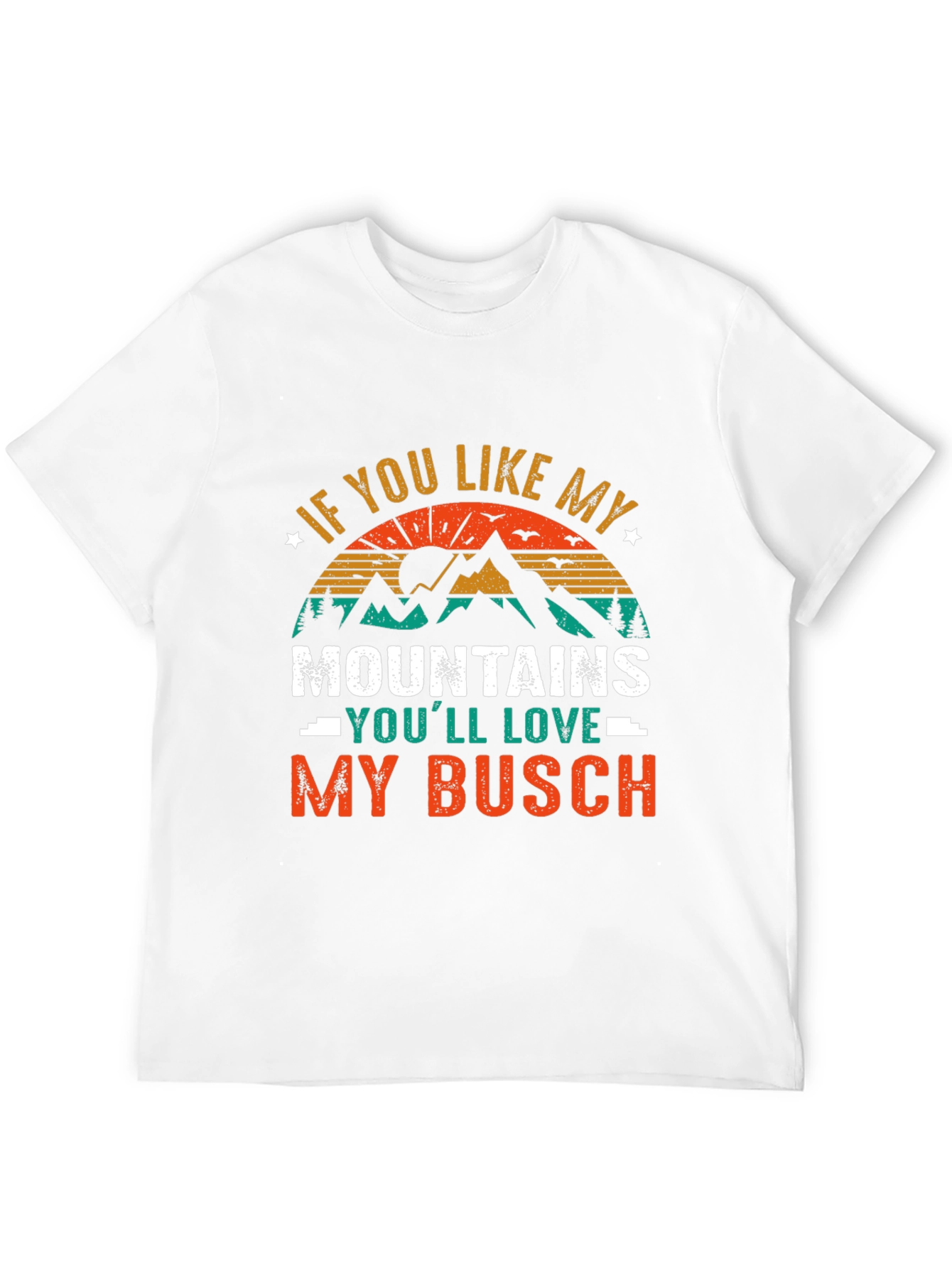Mountains and Busch T-Shirt