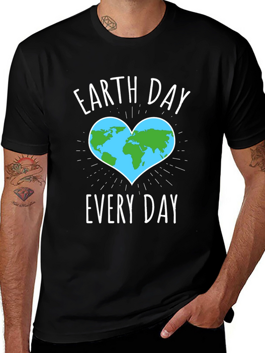 Earth Day Every Day T-Shirt - Black