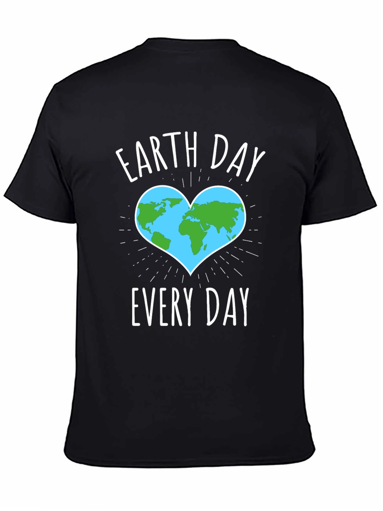 Earth Day Every Day T-Shirt - Black