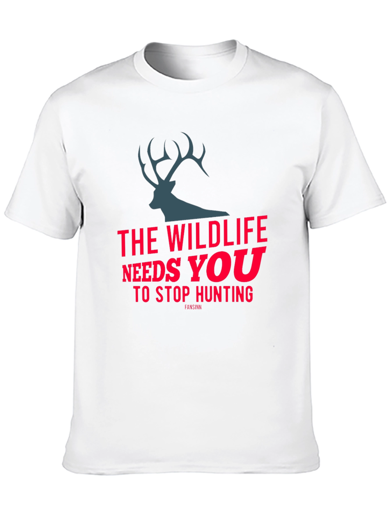 Wildlife Needs You Stop Hunting Black T-Shirt