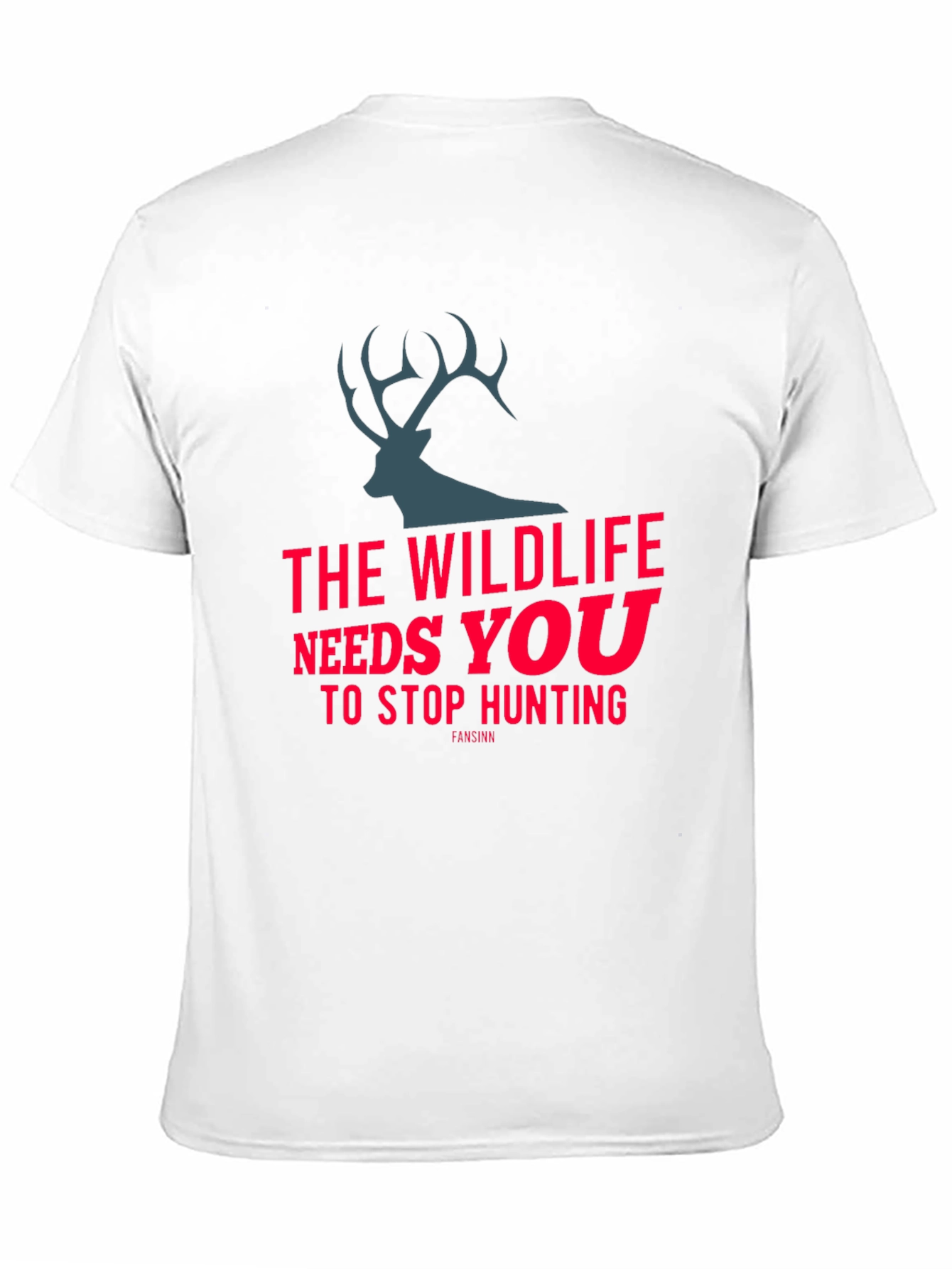 Wildlife Needs You Stop Hunting Black T-Shirt
