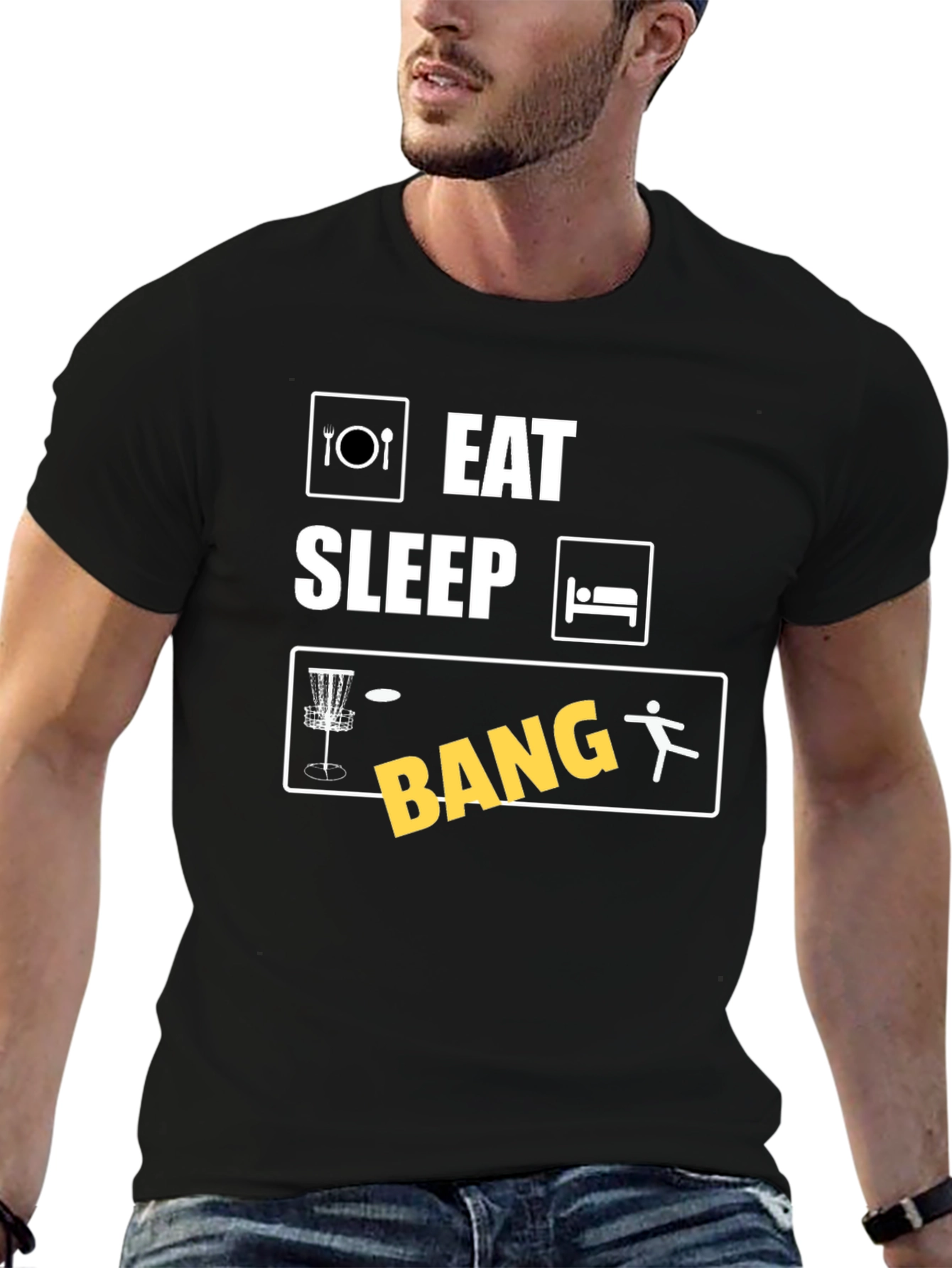 Eat Sleep Disc Golf Bang T-Shirt