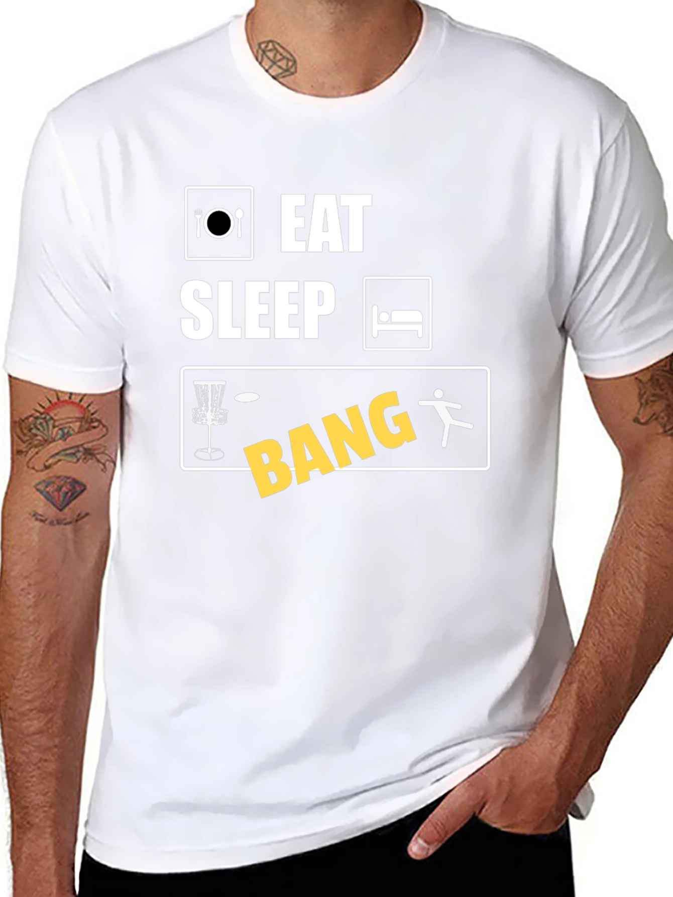 Eat Sleep Disc Golf Bang T-Shirt