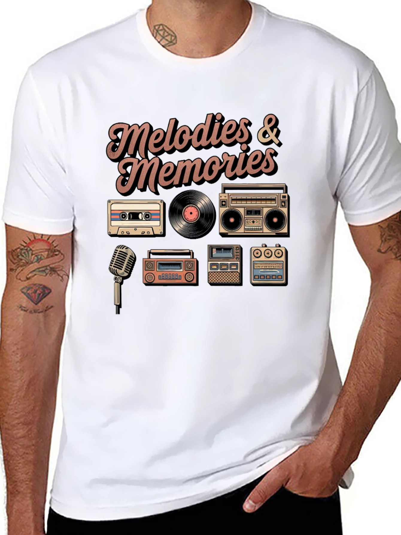 Melodies & Memories Music Lover T-Shirt