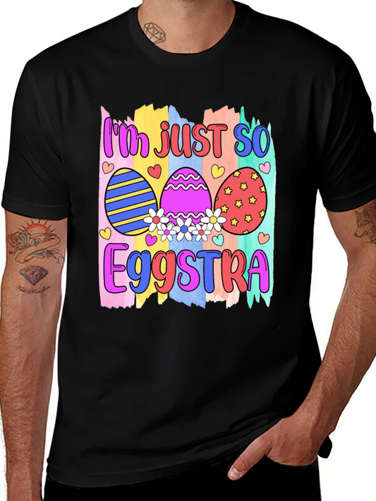 Easter Eggstra T-Shirt - Colorful Holiday Tee
