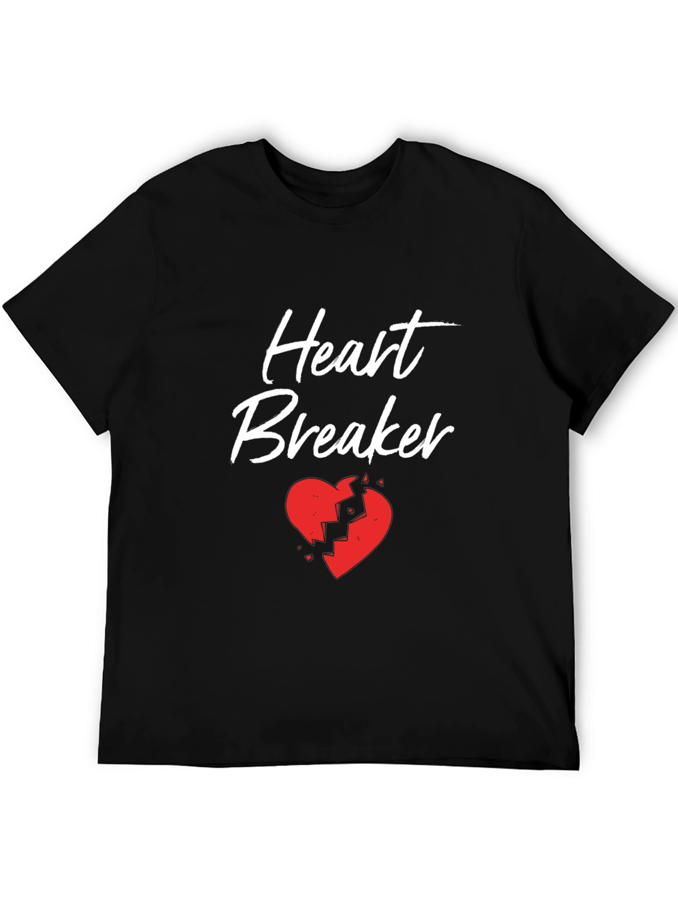 Heart Breaker Graphic Tee - Black