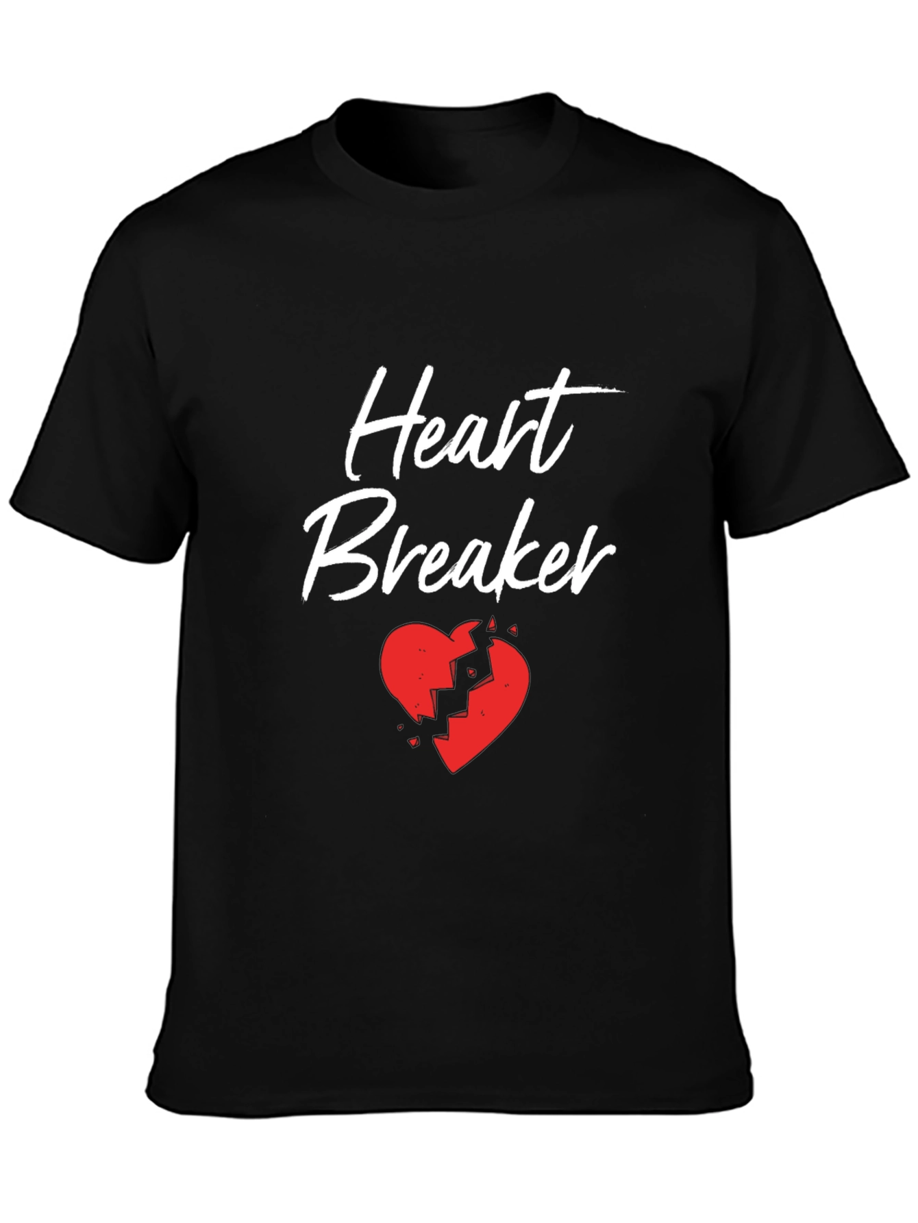 Heart Breaker Graphic Tee - Black