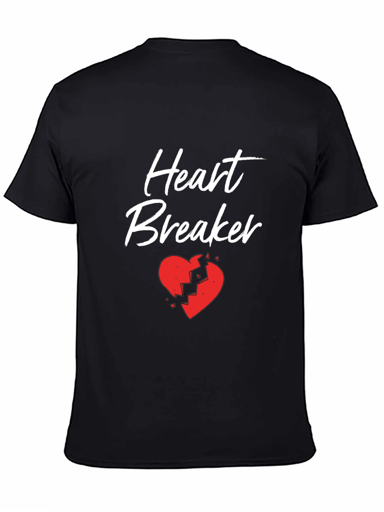Heart Breaker Graphic Tee - Black