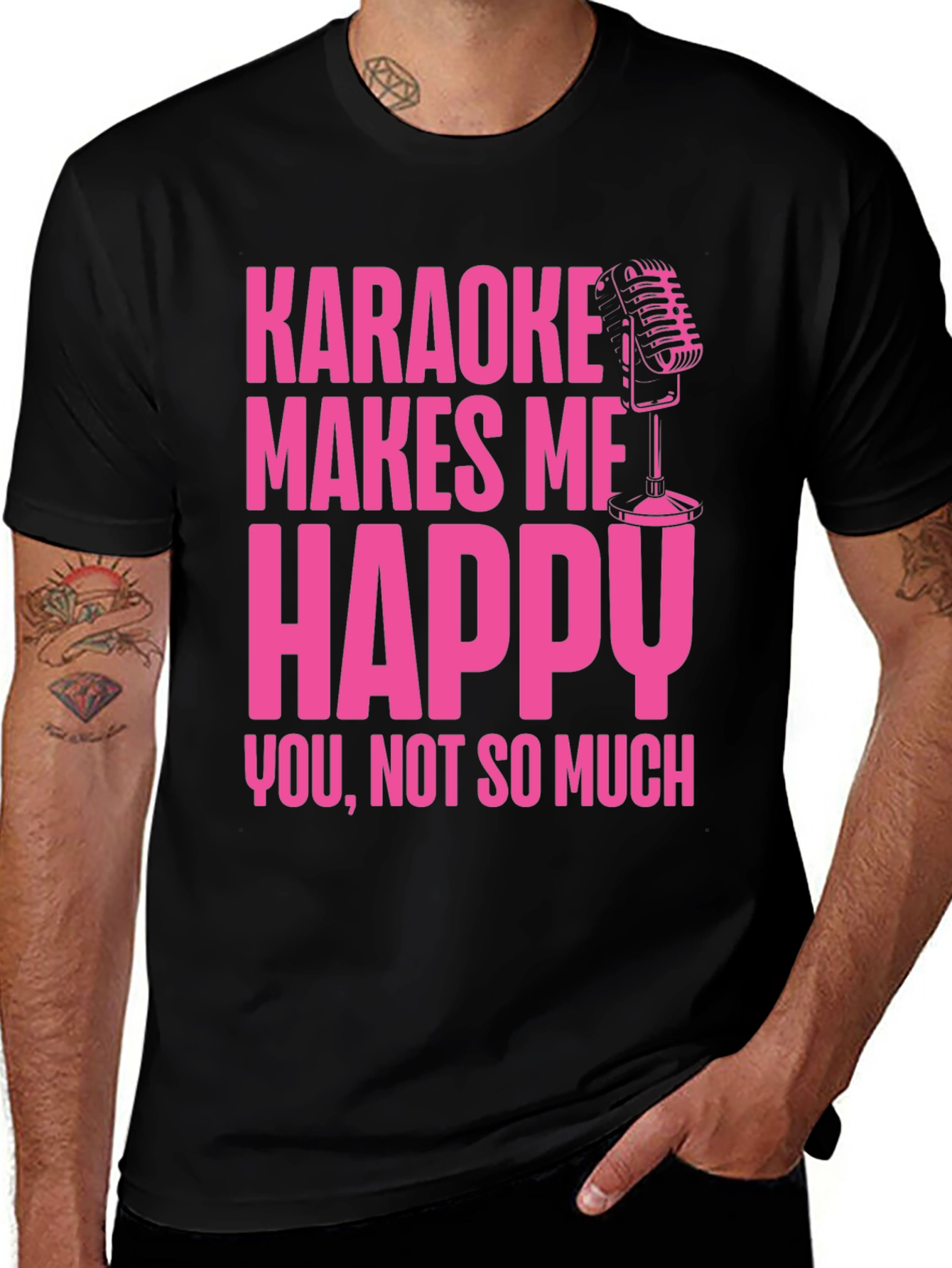 Karaoke Makes Me Happy T-Shirt