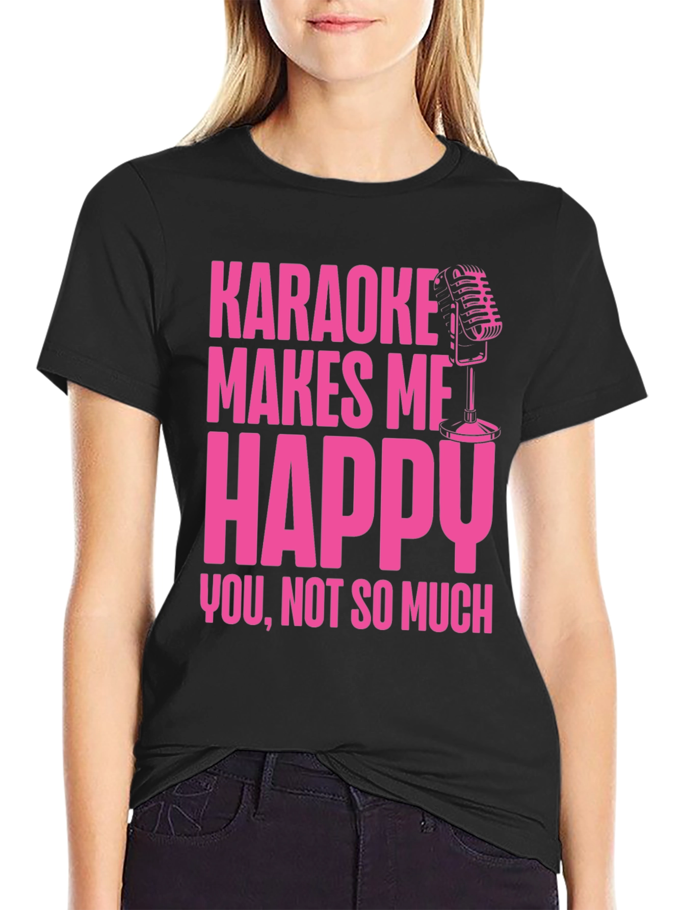 Karaoke Makes Me Happy T-Shirt