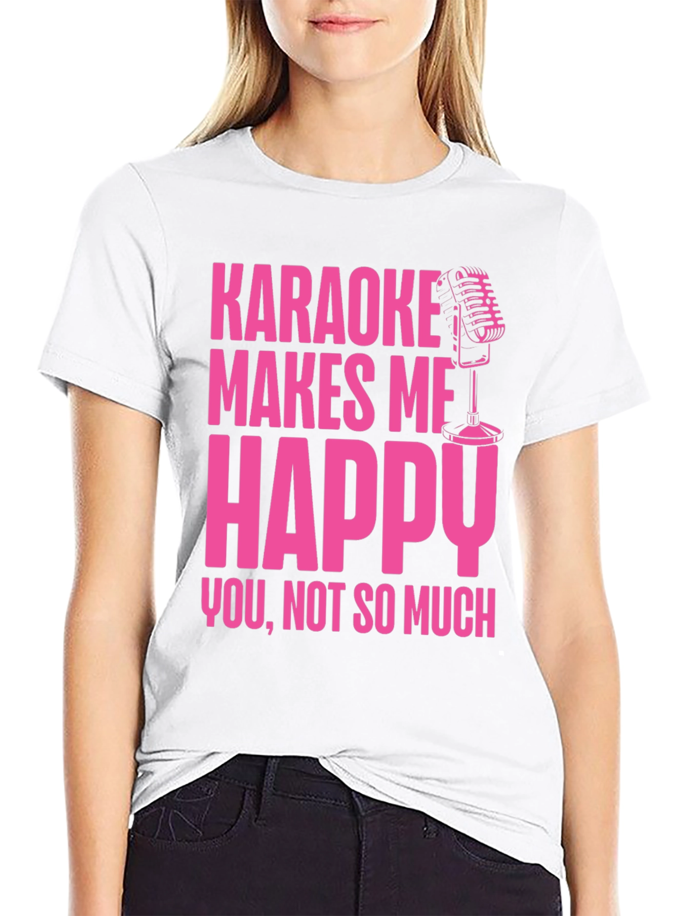 Karaoke Makes Me Happy T-Shirt