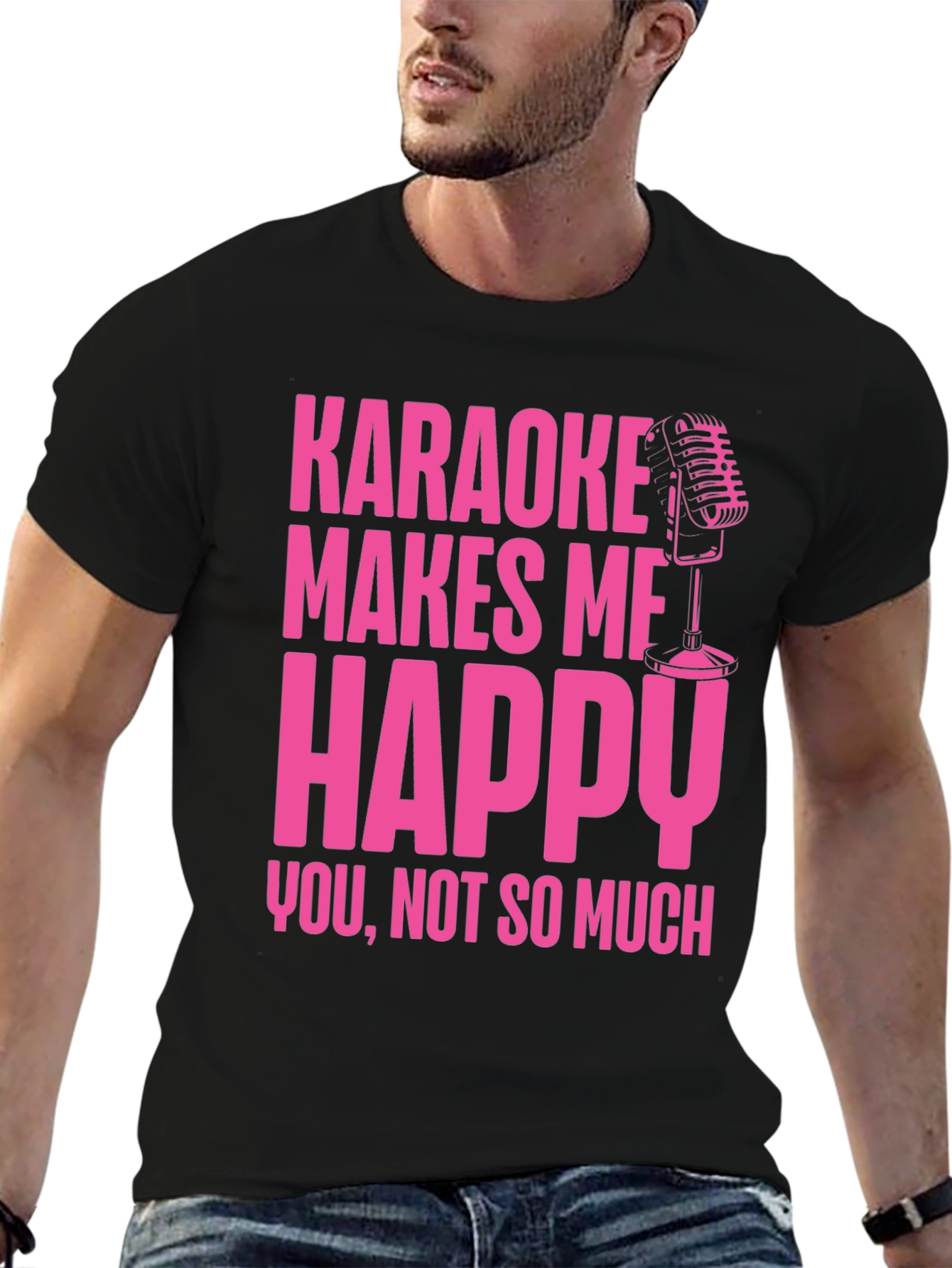 Karaoke Makes Me Happy T-Shirt