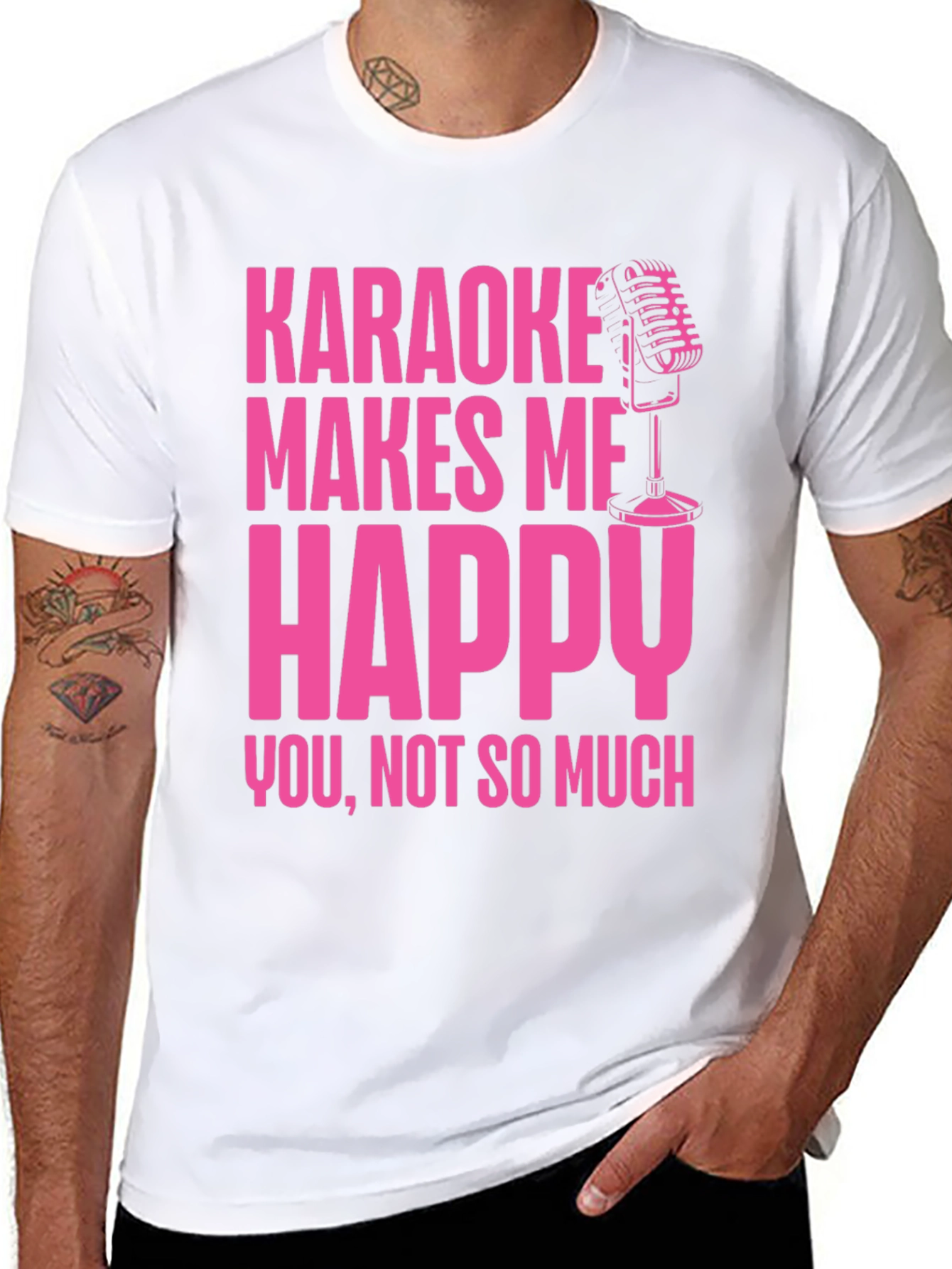 Karaoke Makes Me Happy T-Shirt