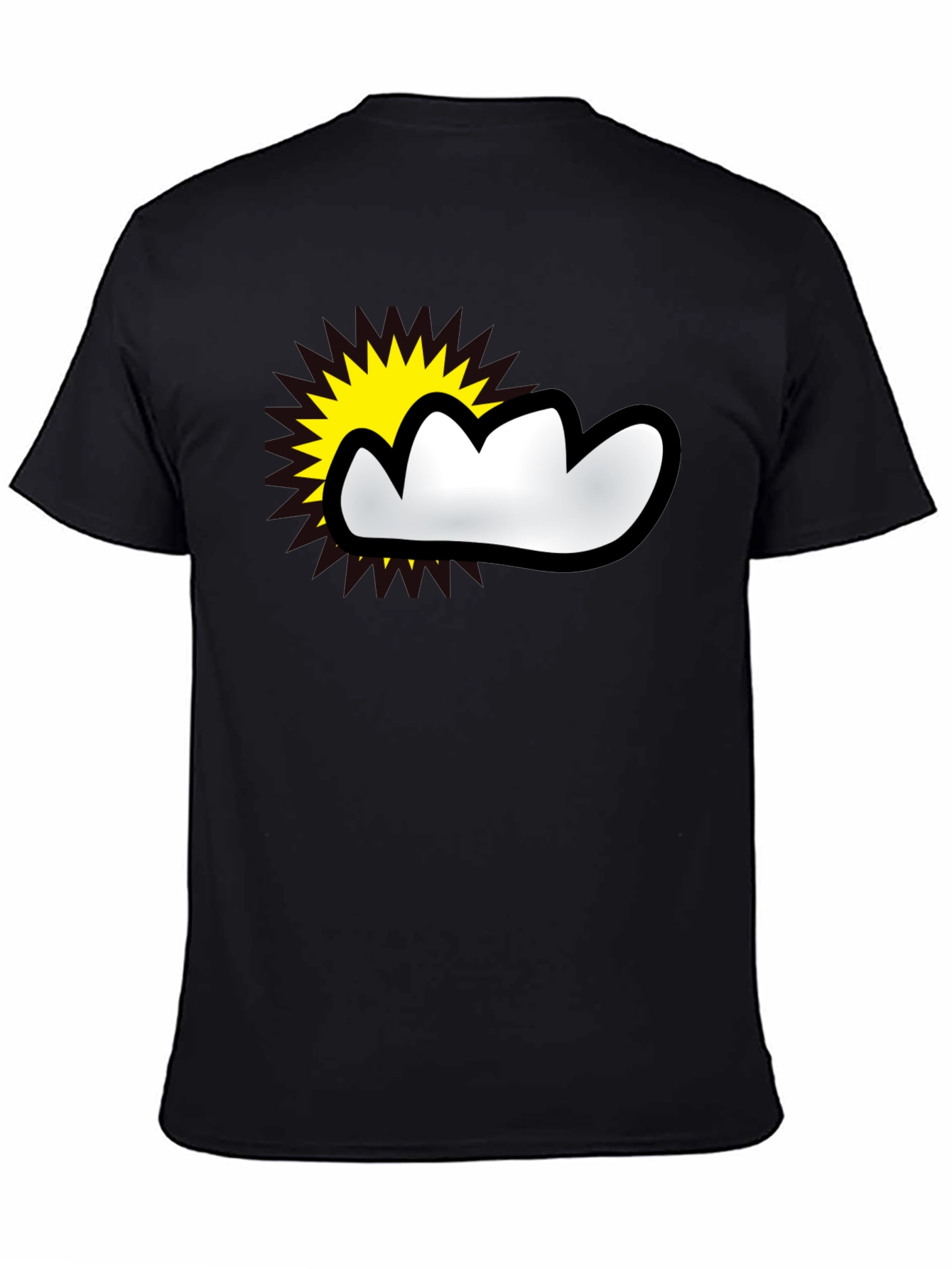 Sunny Cloud Graphic T-Shirt - Weather Fun