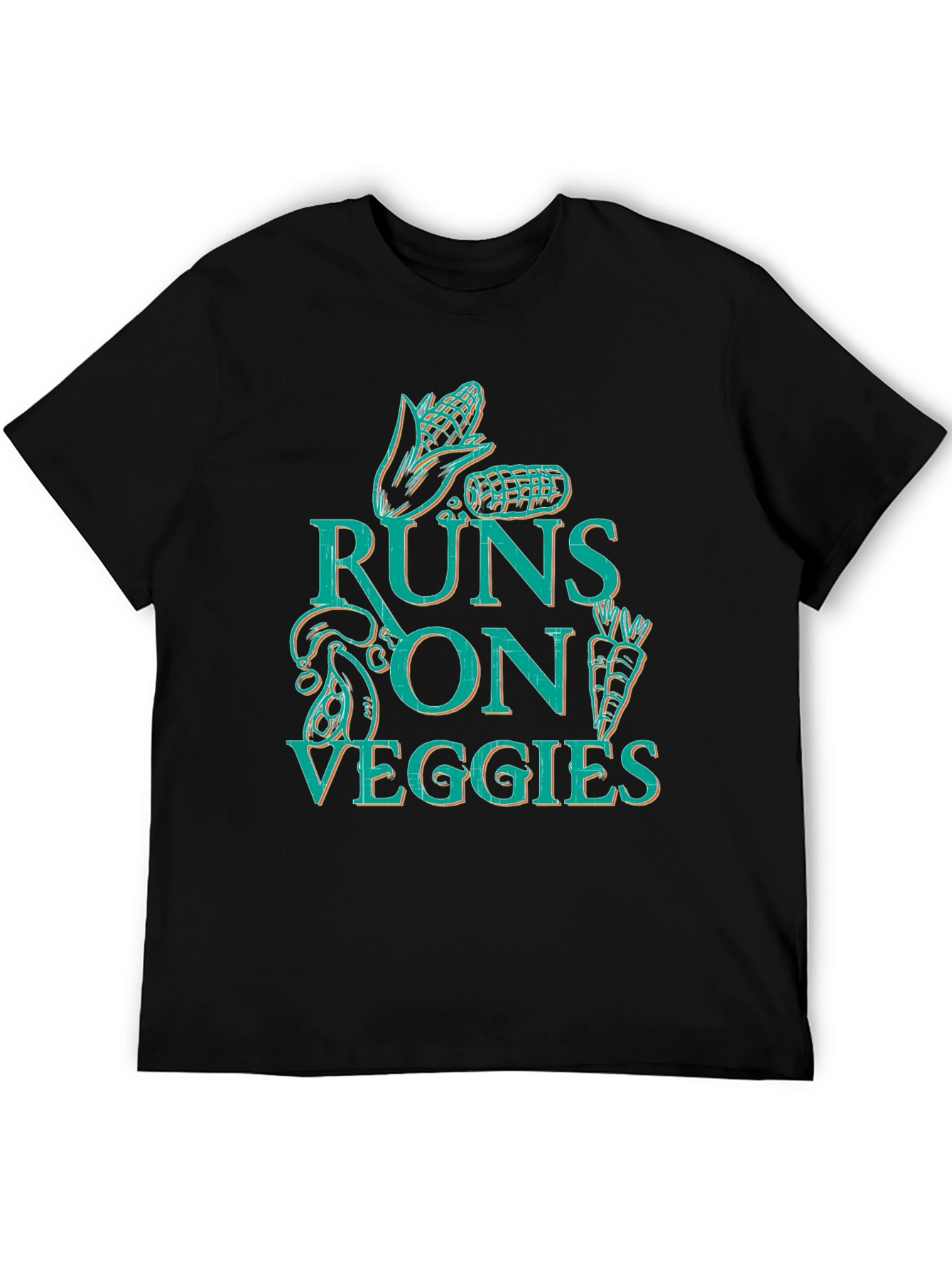 Runs On Veggies T-Shirt - Vegan Apparel