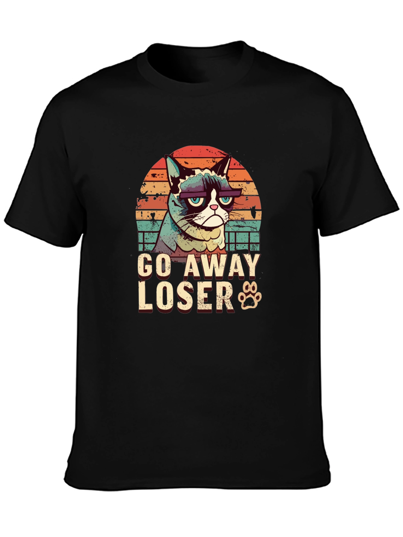 Grumpy Cat Go Away Loser T-Shirt