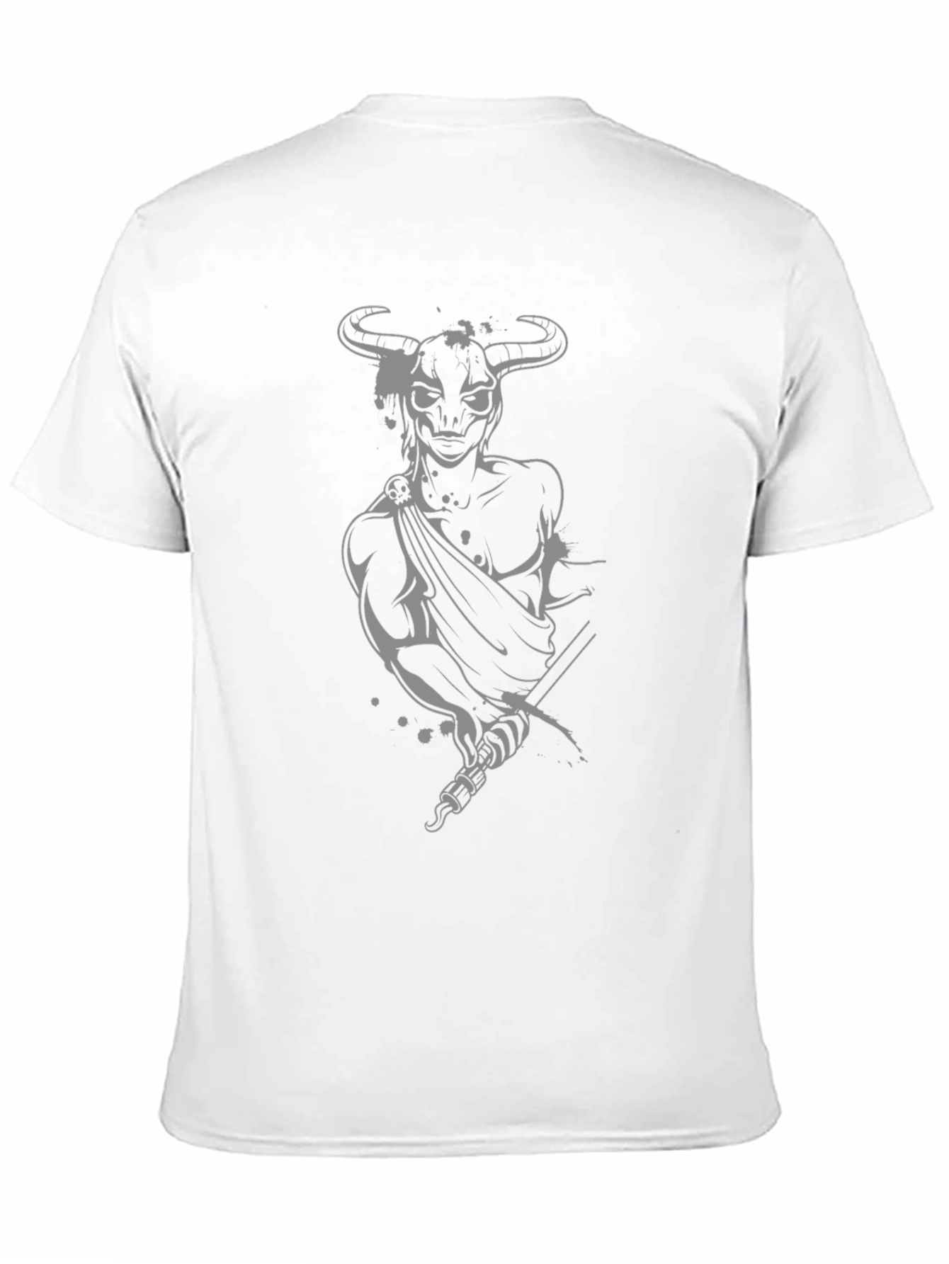 Minotaur Graphic Tee - Black Cotton Blend