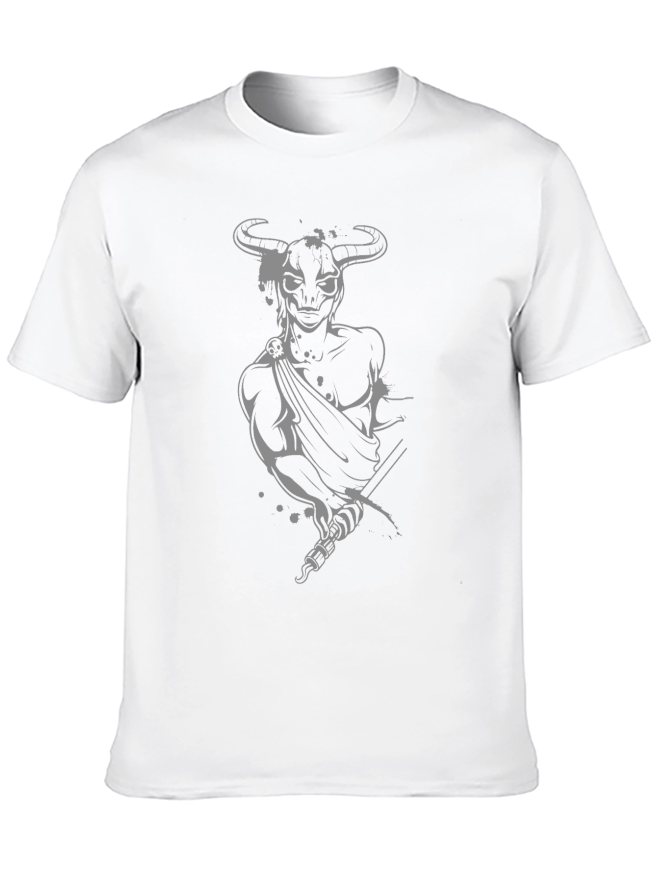 Minotaur Graphic Tee - Black Cotton Blend