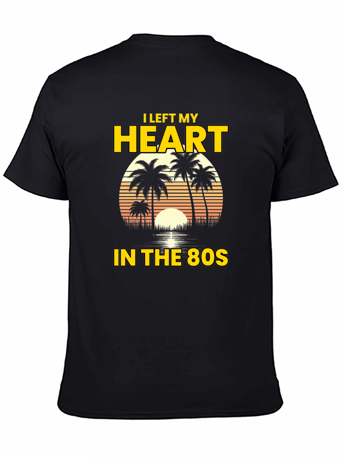 I Left My Heart in the 80s Graphic Tee