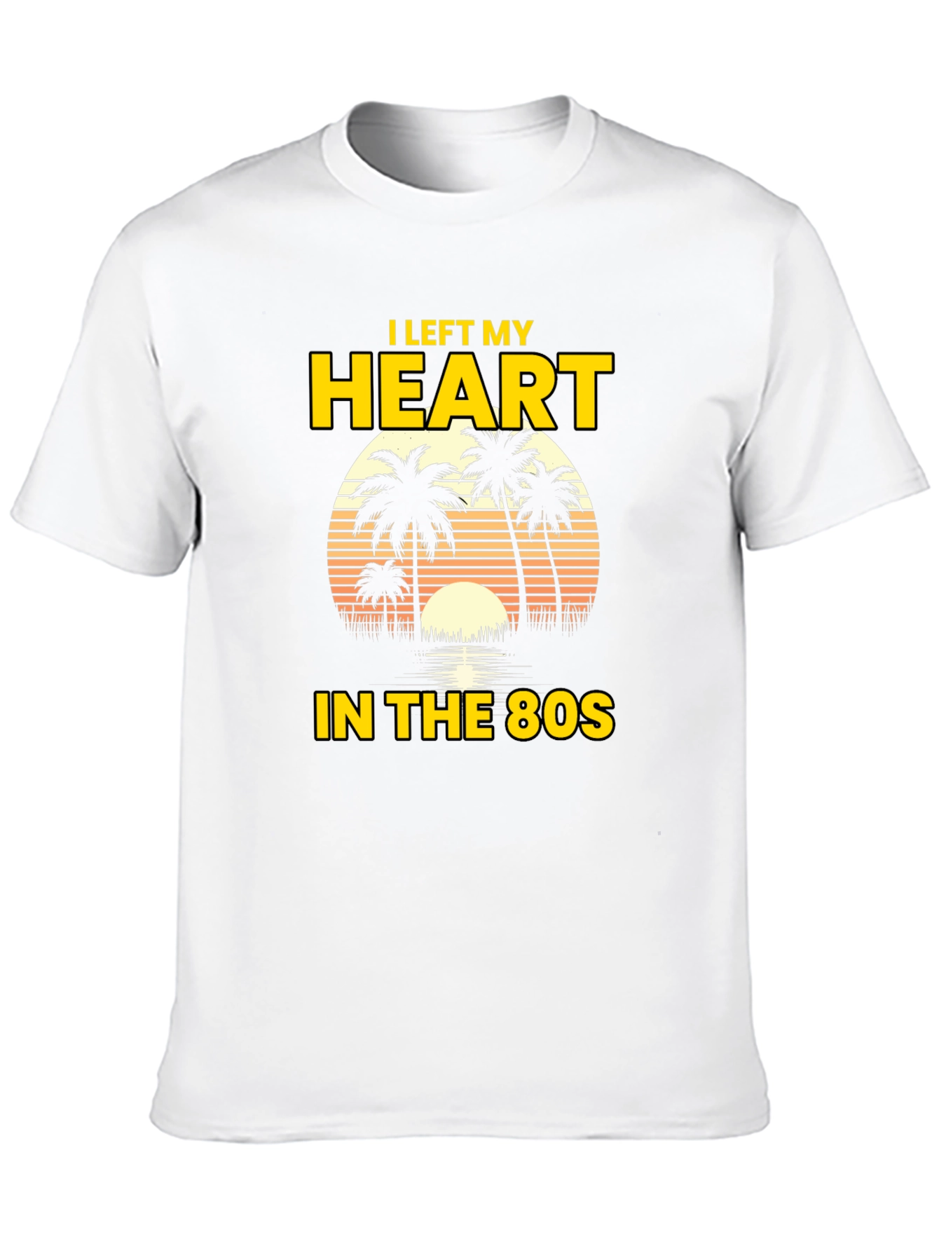 I Left My Heart in the 80s Graphic Tee
