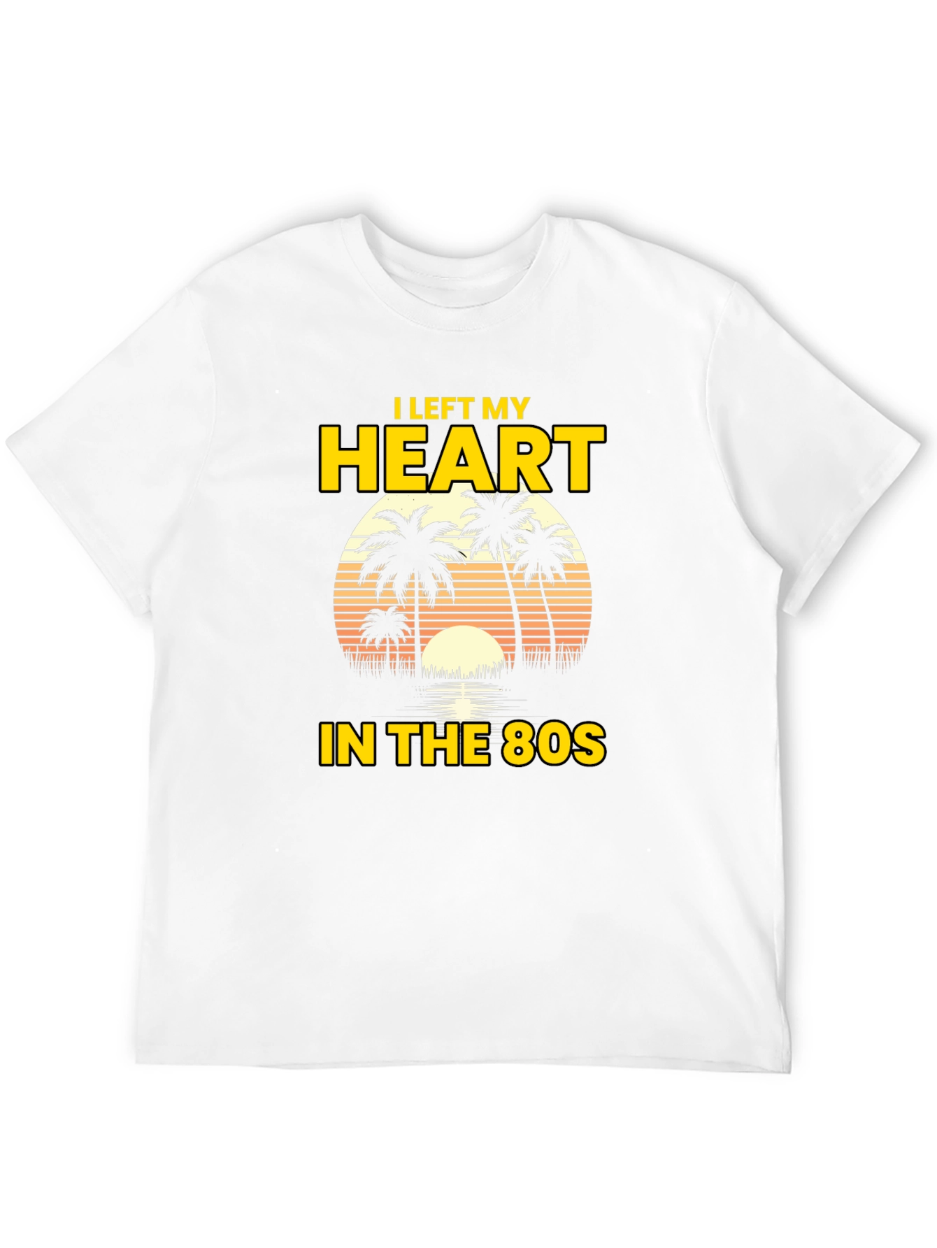 I Left My Heart in the 80s Graphic Tee