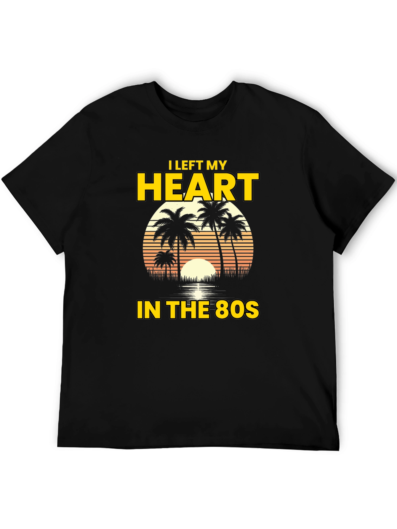 I Left My Heart in the 80s Graphic Tee