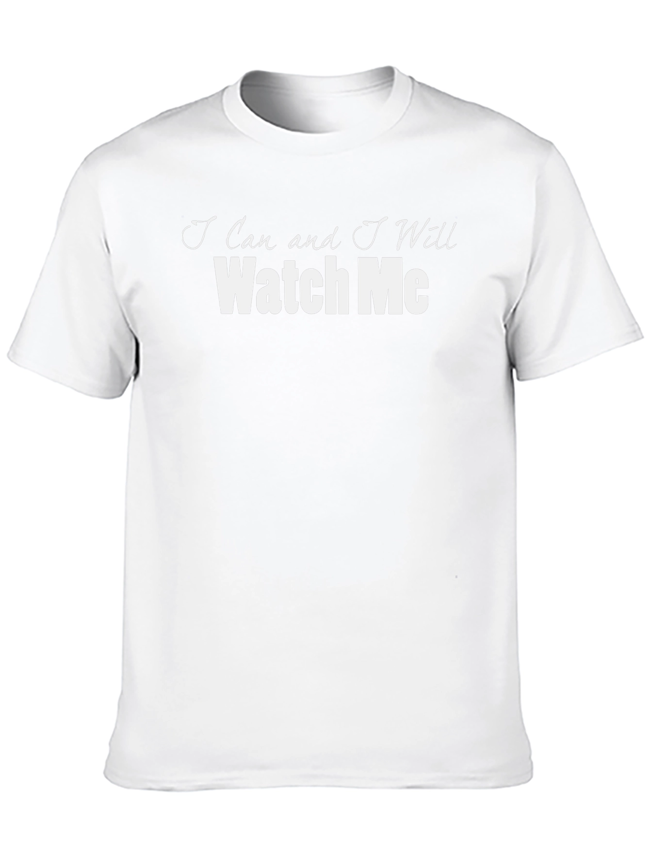 Motivational Watch Me Black T-Shirt