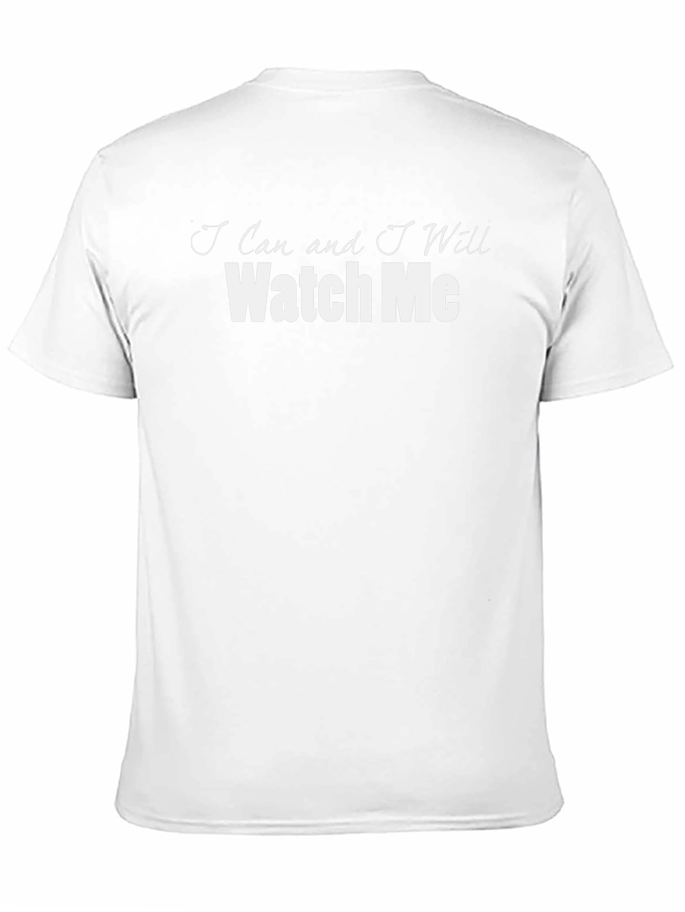 Motivational Watch Me Black T-Shirt