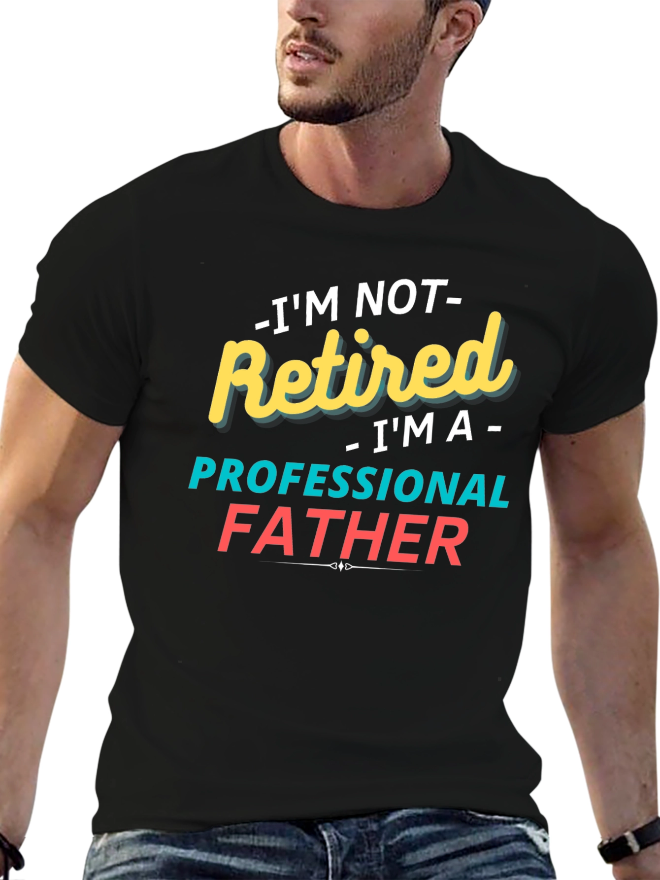 Funny Professional Father Graphic T-Shirt
