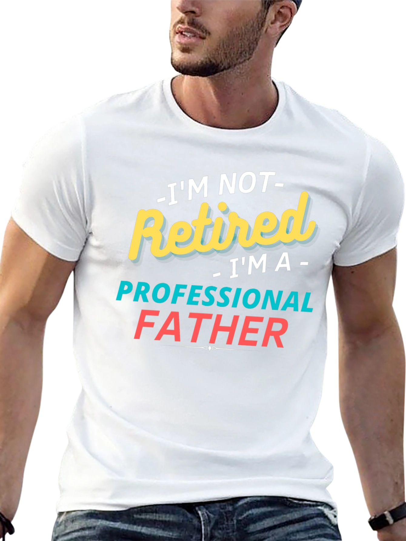 Funny Professional Father Graphic T-Shirt