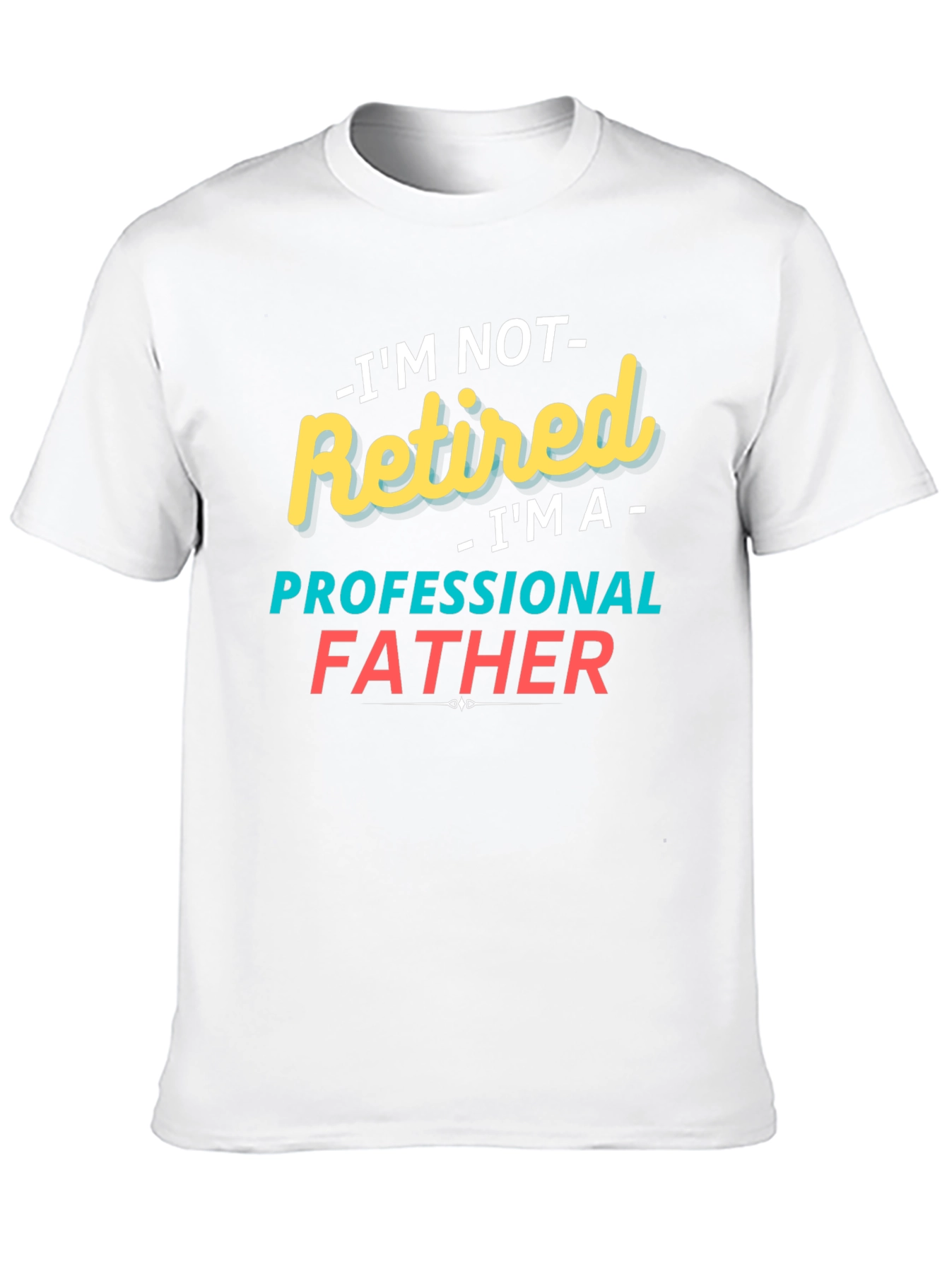 Funny Professional Father Graphic T-Shirt