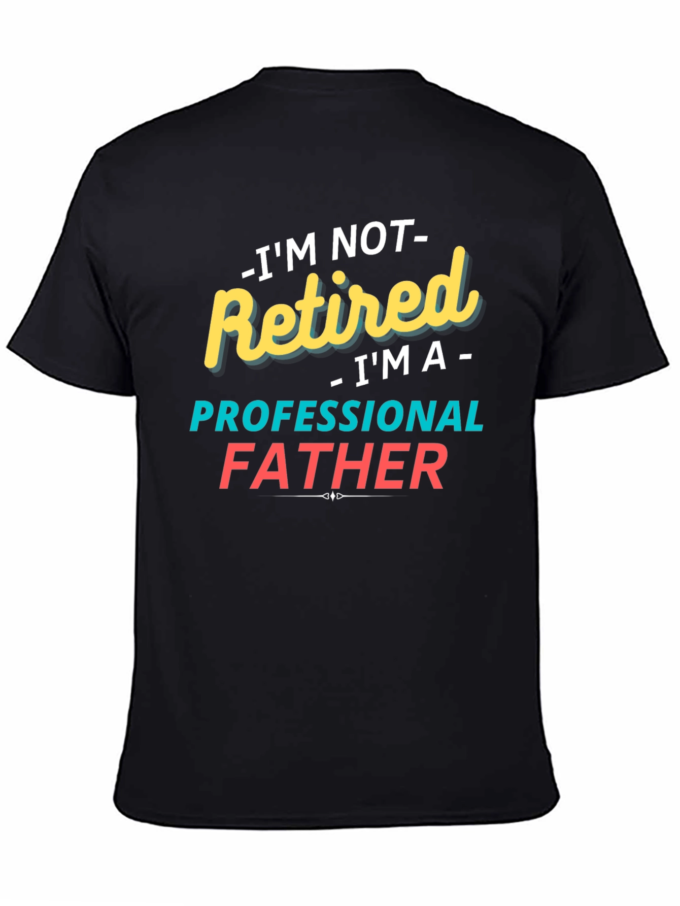 Funny Professional Father Graphic T-Shirt