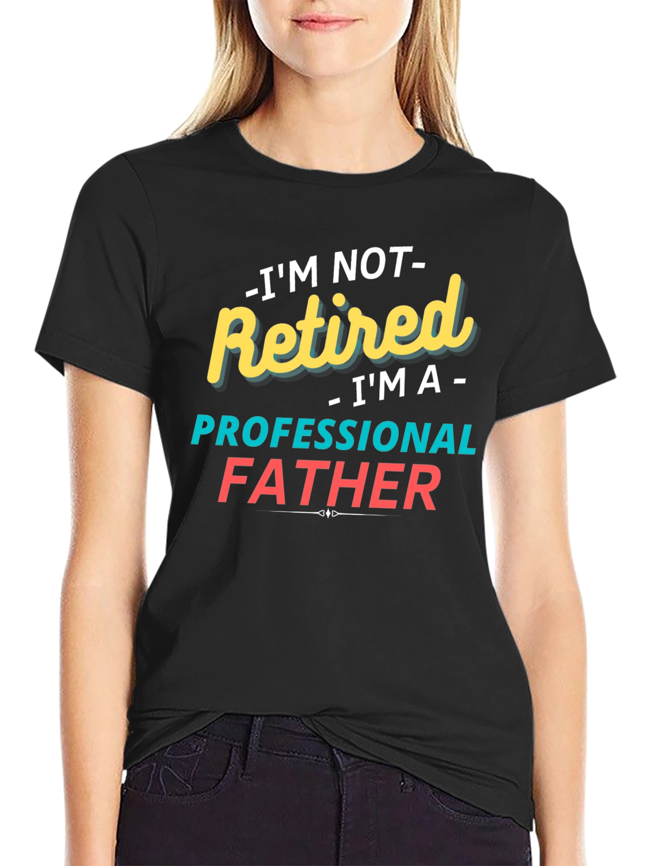 Funny Professional Father Graphic T-Shirt