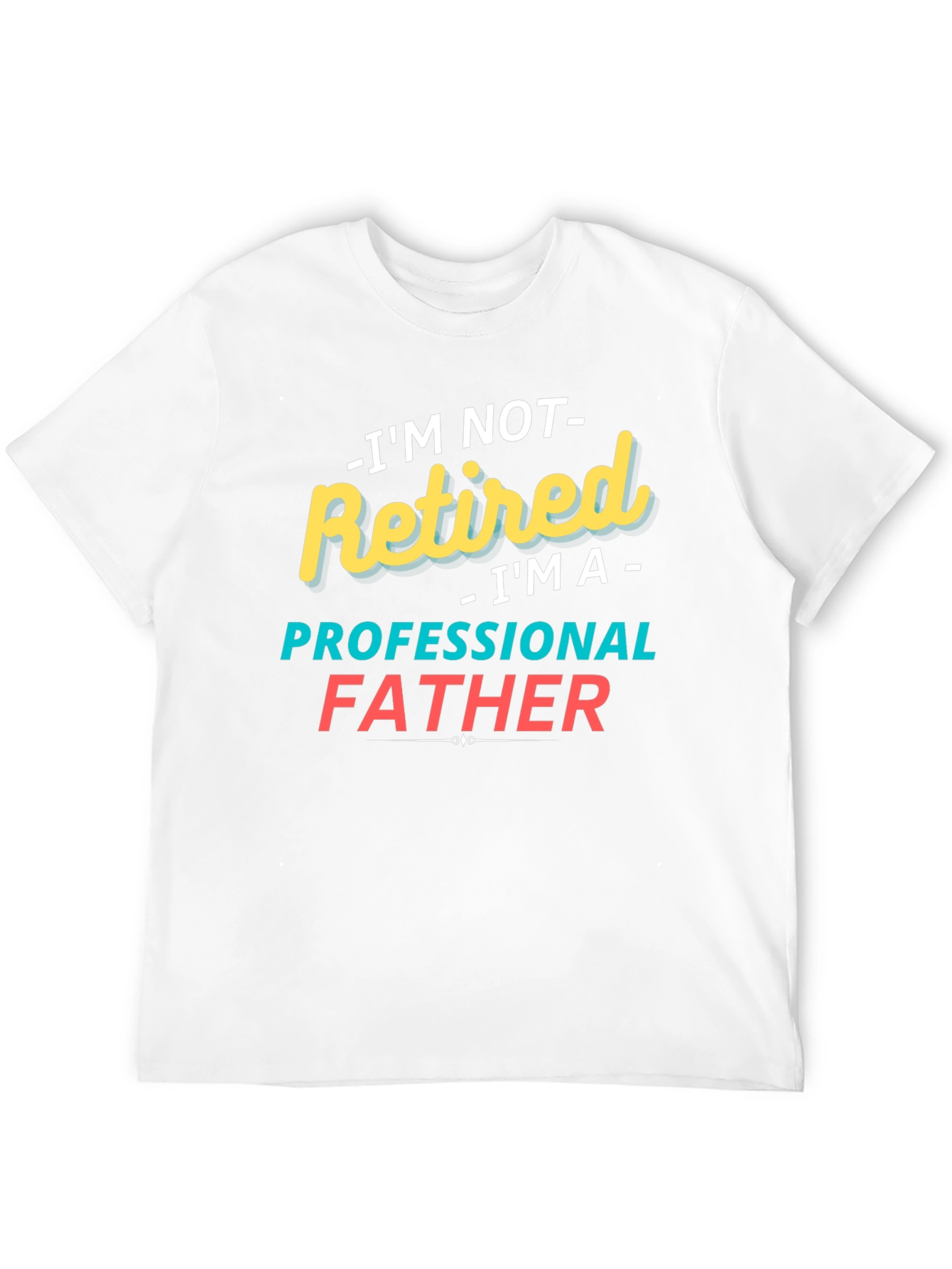 Funny Professional Father Graphic T-Shirt