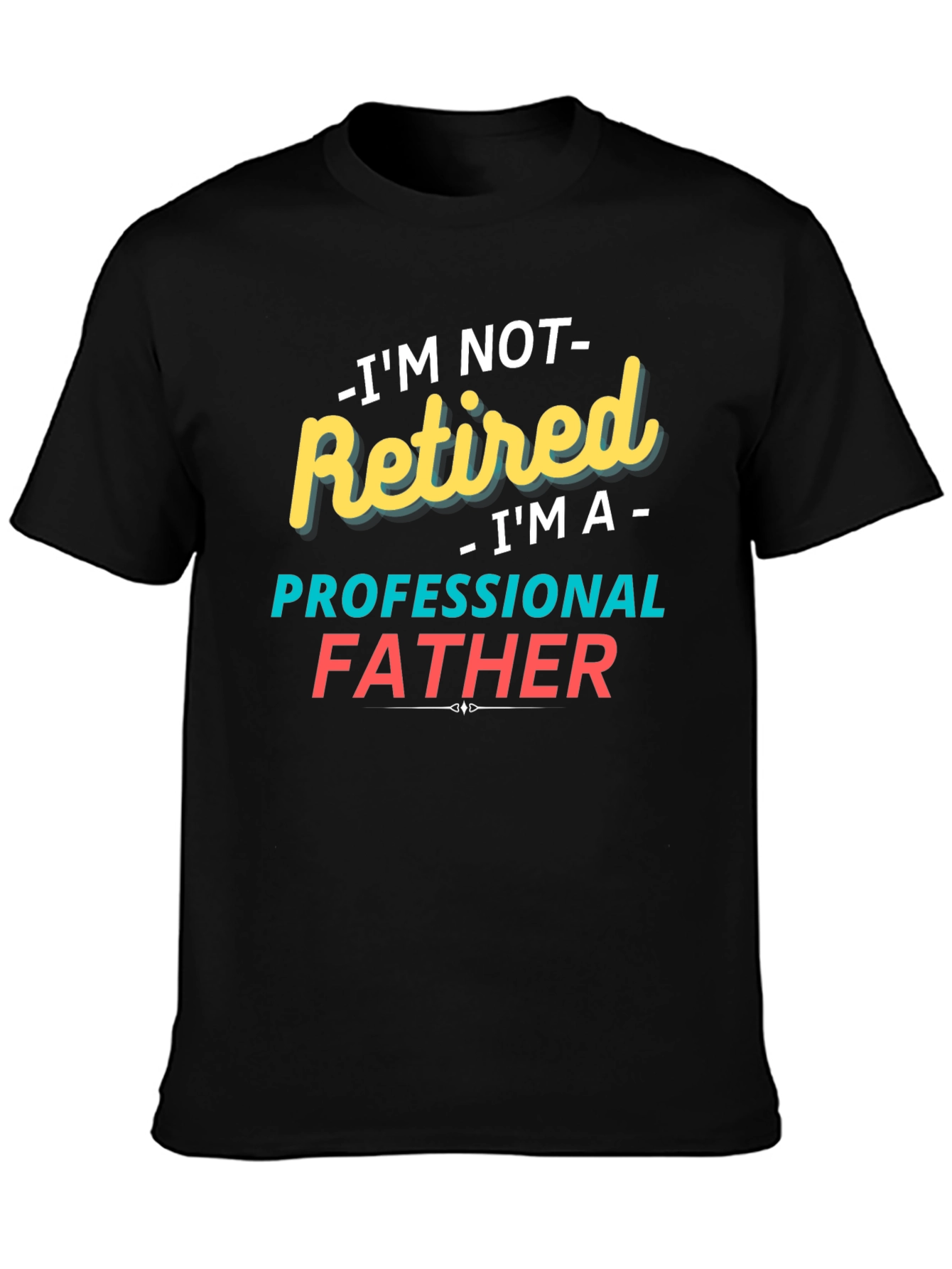 Funny Professional Father Graphic T-Shirt