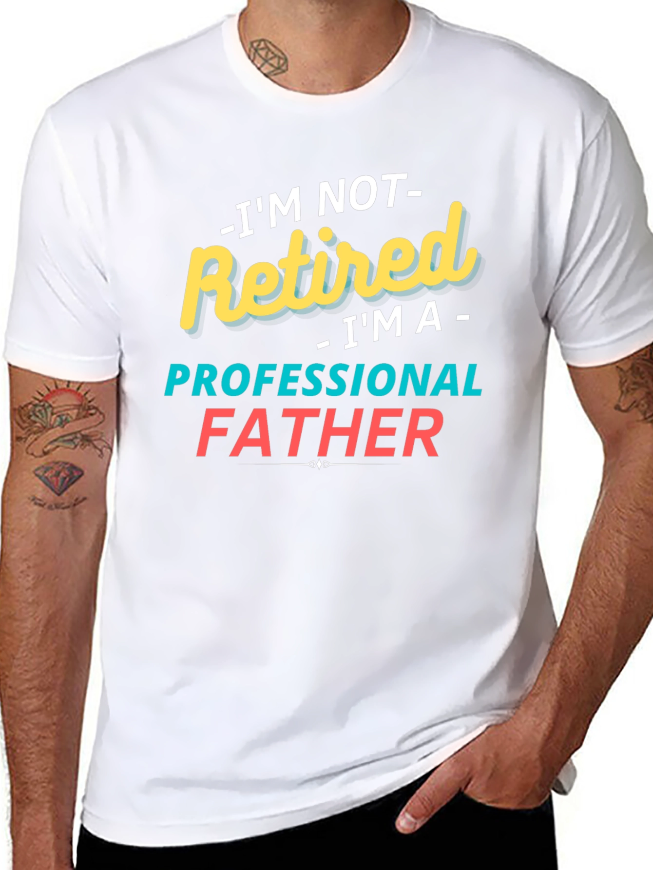 Funny Professional Father Graphic T-Shirt