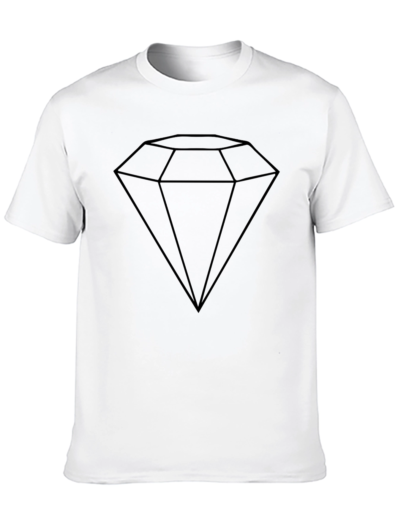 Diamond Graphic Black T-Shirt