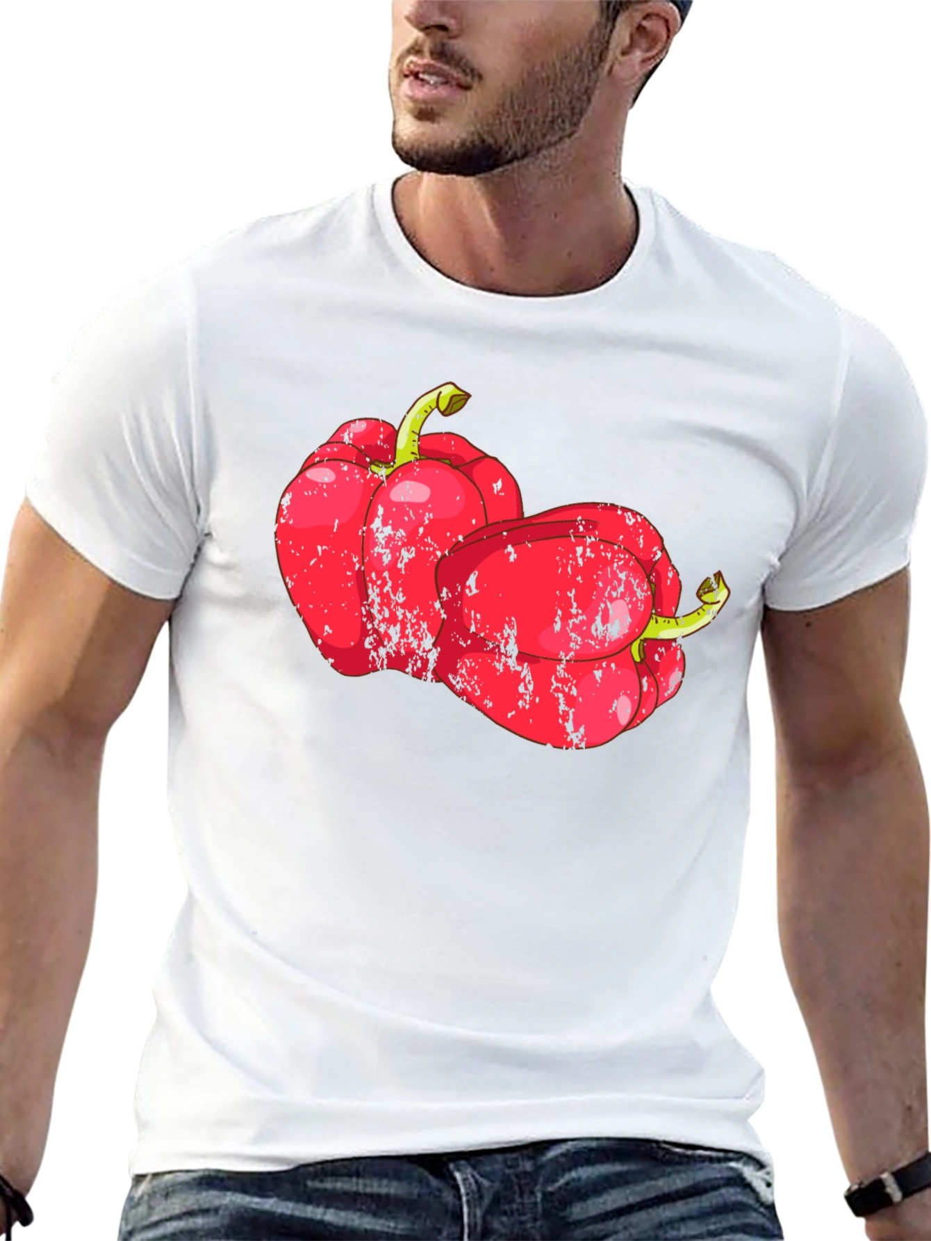 Red Pepper Graphic T-Shirt - Unique Design