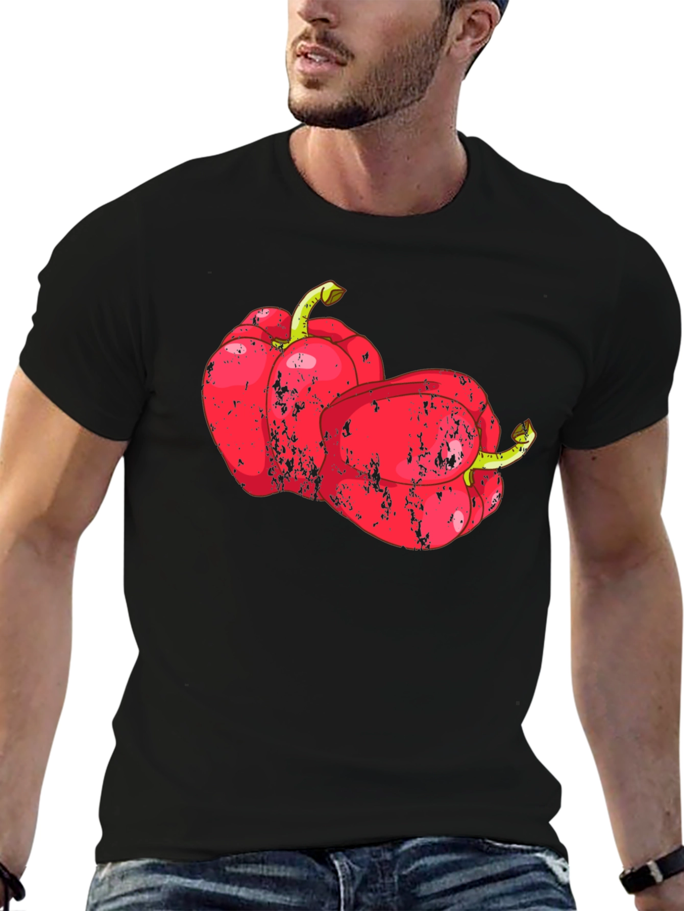 Red Pepper Graphic T-Shirt - Unique Design