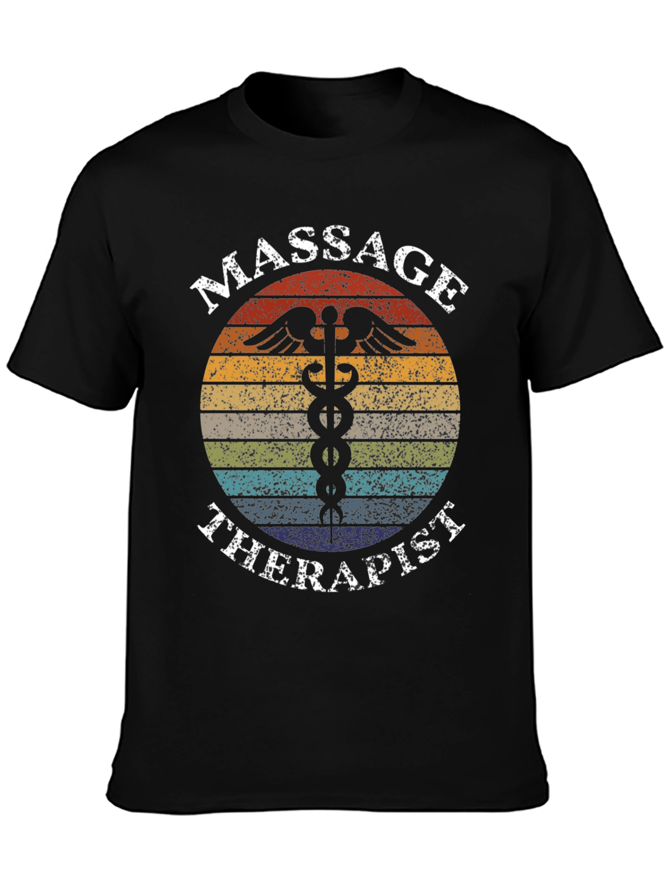 Massage Therapist Retro Style Graphic Tee