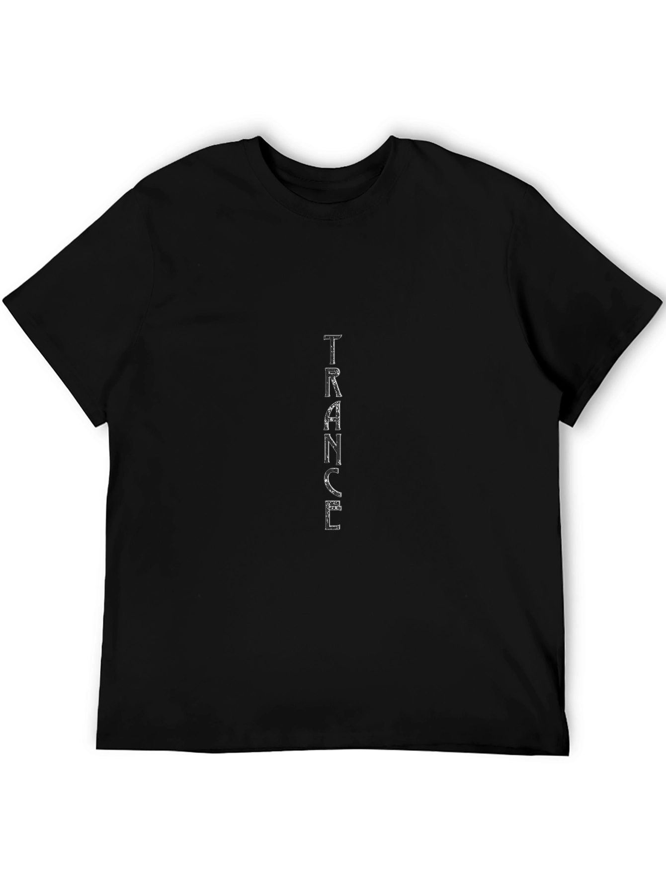 Trance Graphic Print Black T-Shirt