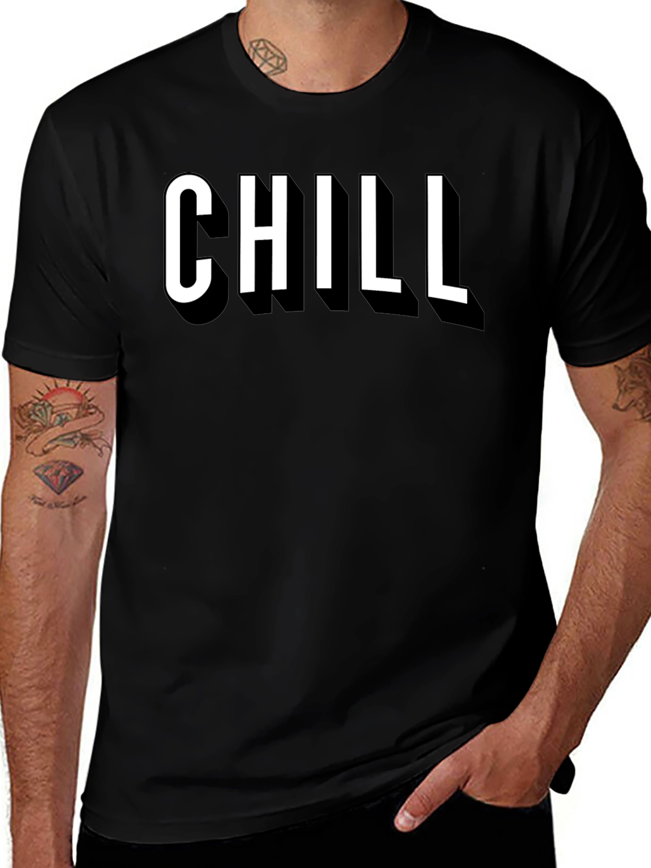 Chill Graphic Tee - Relaxed Style