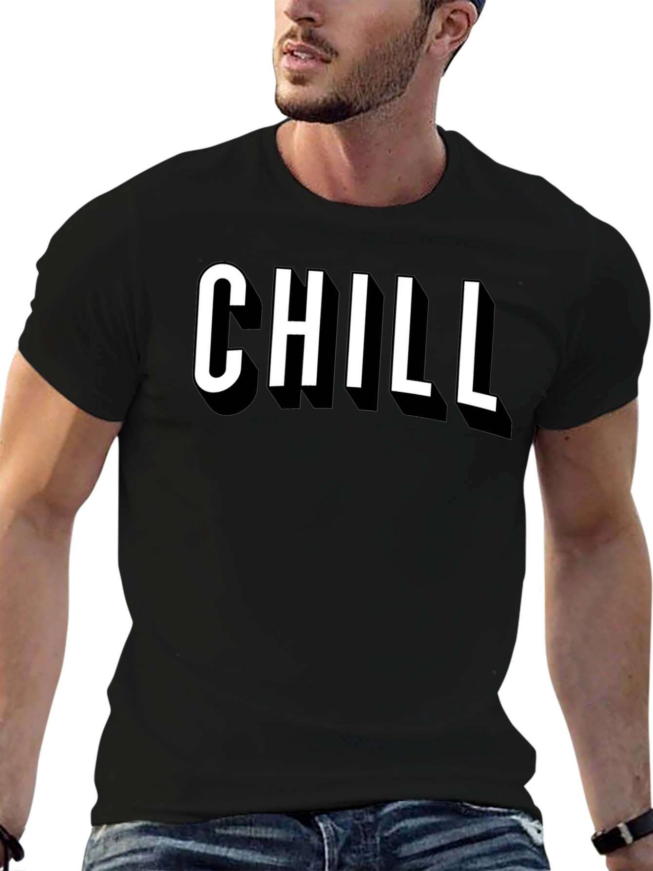 Chill Graphic Tee - Relaxed Style