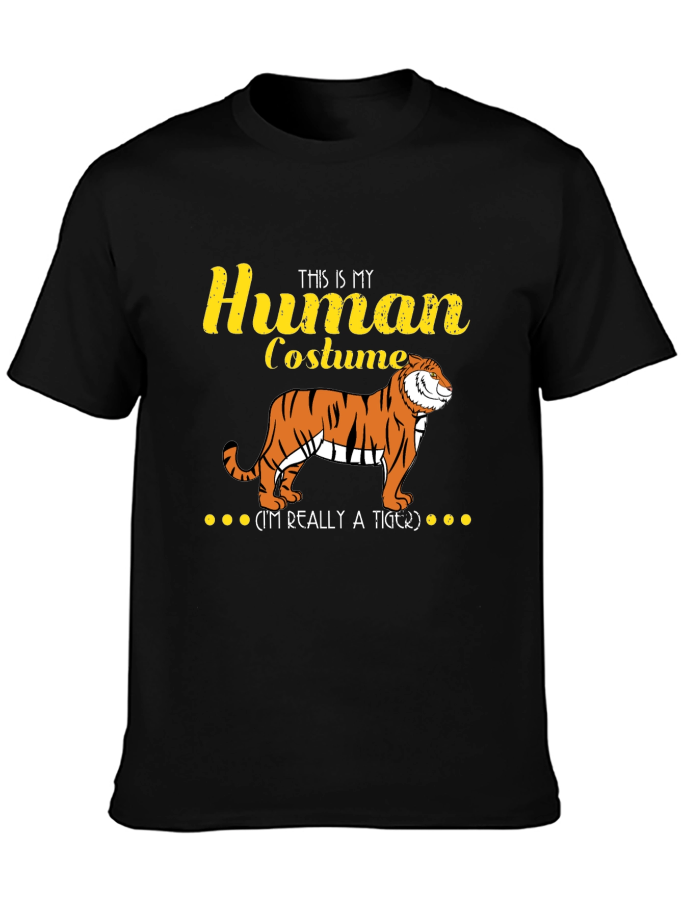 Human Costume Tiger Graphic Tee